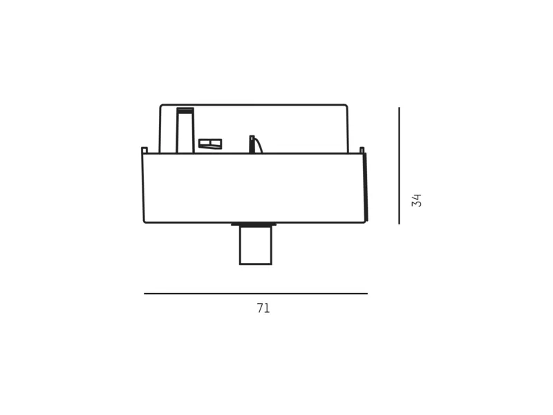 Molto Luce VOLARE ADAPTER (grau) - Produktbild 2