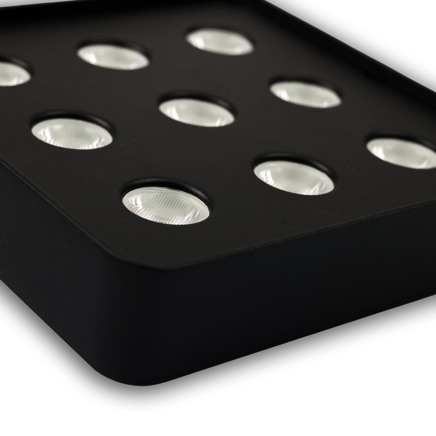 ISOLED 3-Phasen Schienenstrahler MATRIX, 20W, 40°, schwarz, 4000K, UGR