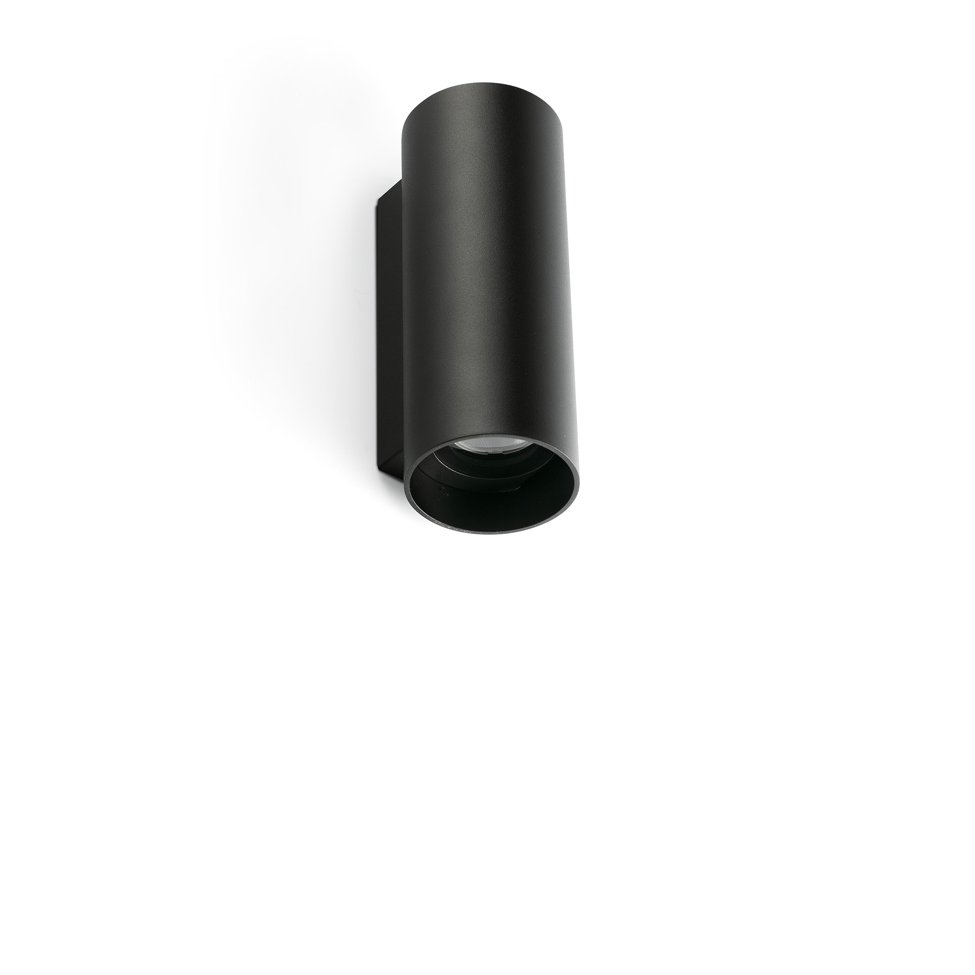 Faro KOV 2L Runde Wandleuchte schwarz 2700 K 14°/34° Faro KOV 2L Runde Wandleuchte schwarz 2700 K 14°/34° - Produktbild 1