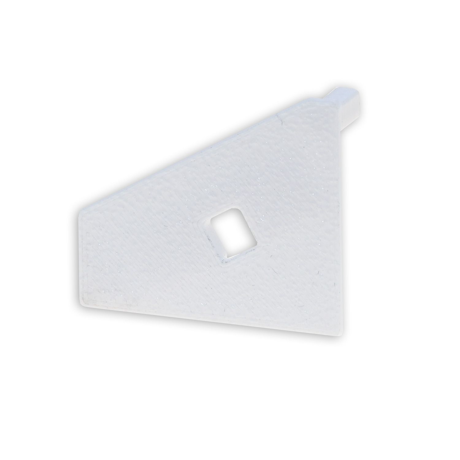 ISOLED Endkappe EC111R weiß für Profil CORNER18 mit Kabeldurchführung, rechts 1 STK - 1