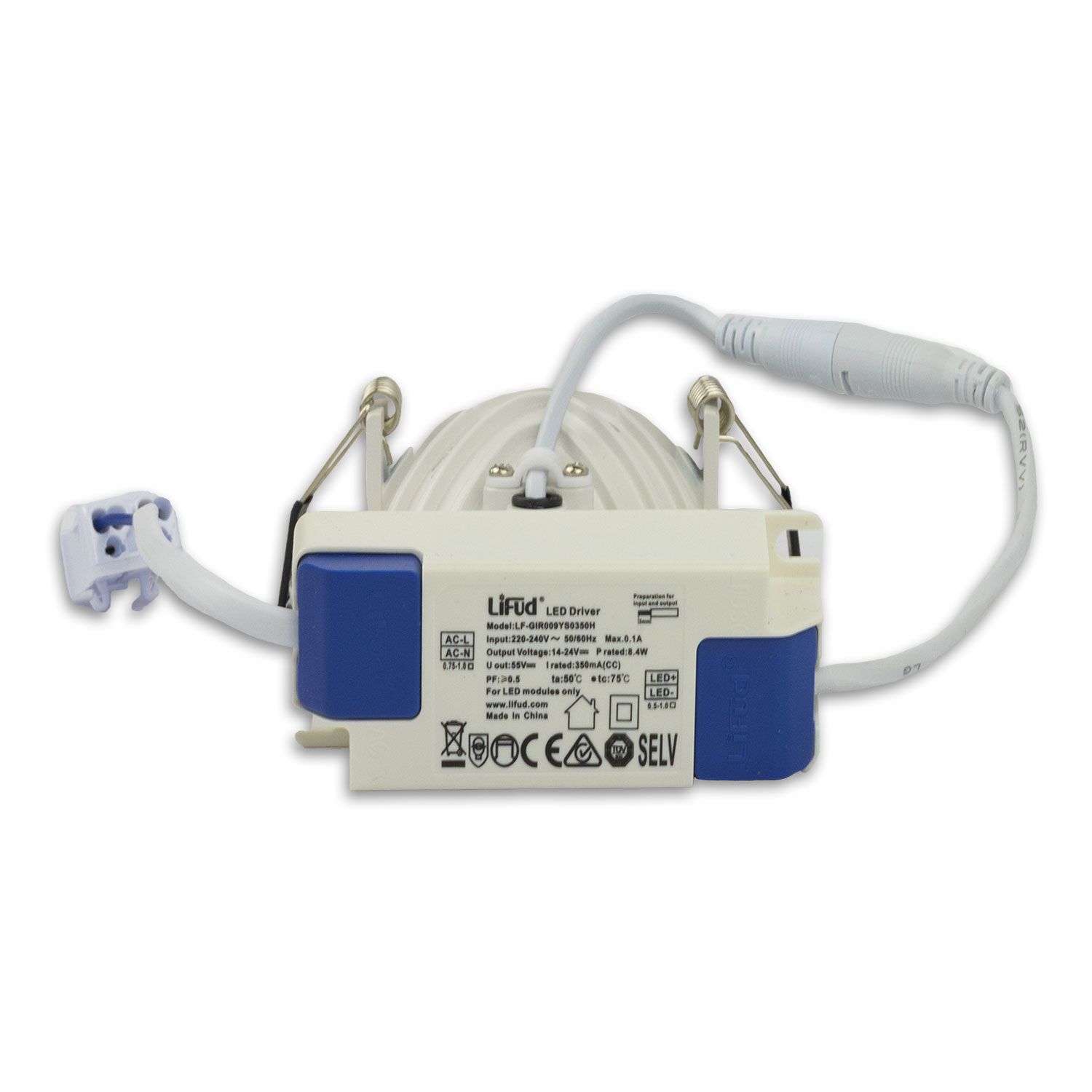 ISOLED LED Downlight LUNA 8W, indirektes Licht, weiß, warmweiß - 3