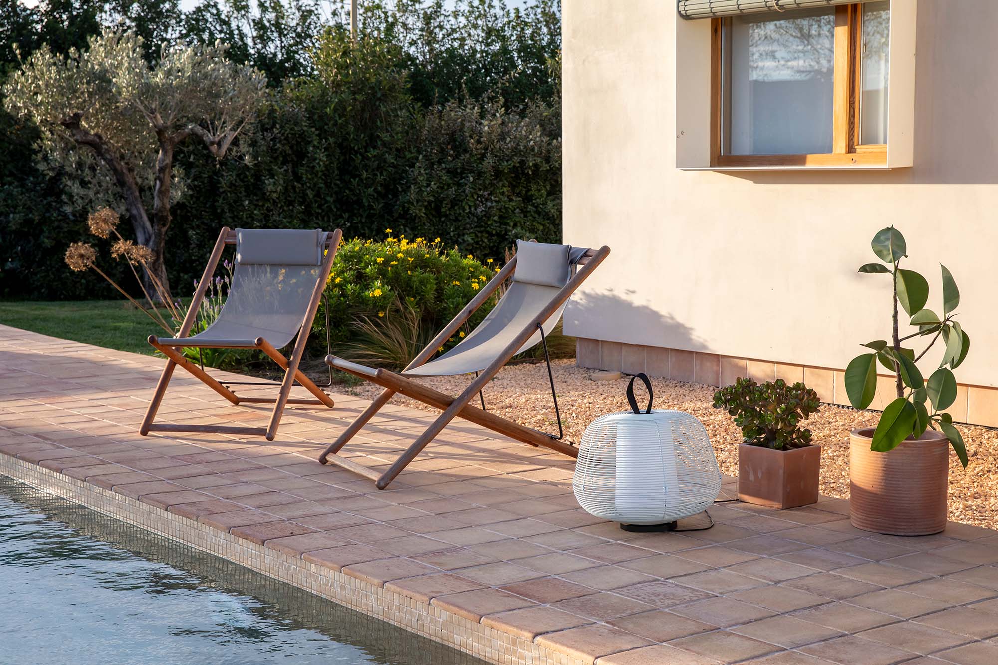 Faro NARA Tragbare Lampe Beige - 3