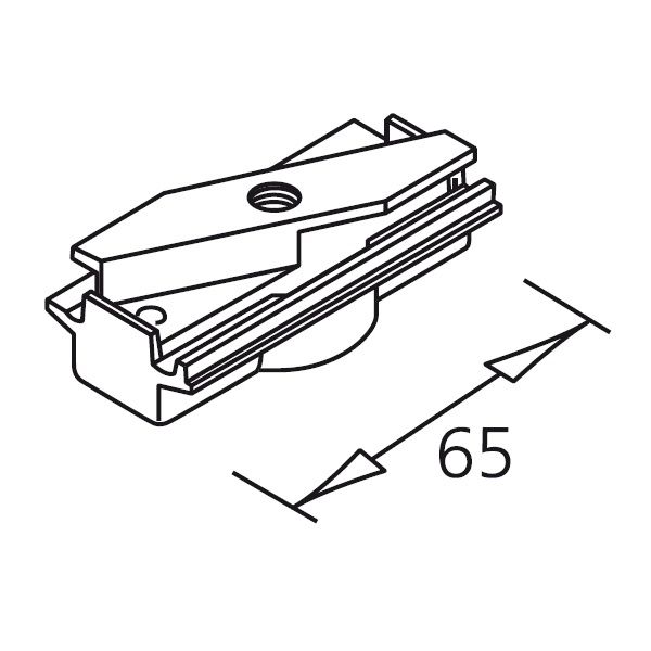 ISOLED 3-Phasen Adapter mechanisch, schwarz - 2