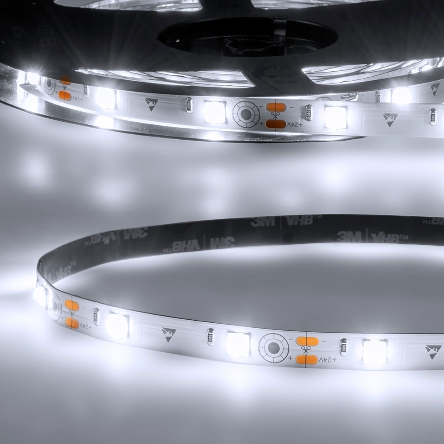 ISOLED LED HEQ860 Flexband Linse 160°, 24V DC, 17W, IP20, 6000K, 5m Rolle, 28 LED/m - 1