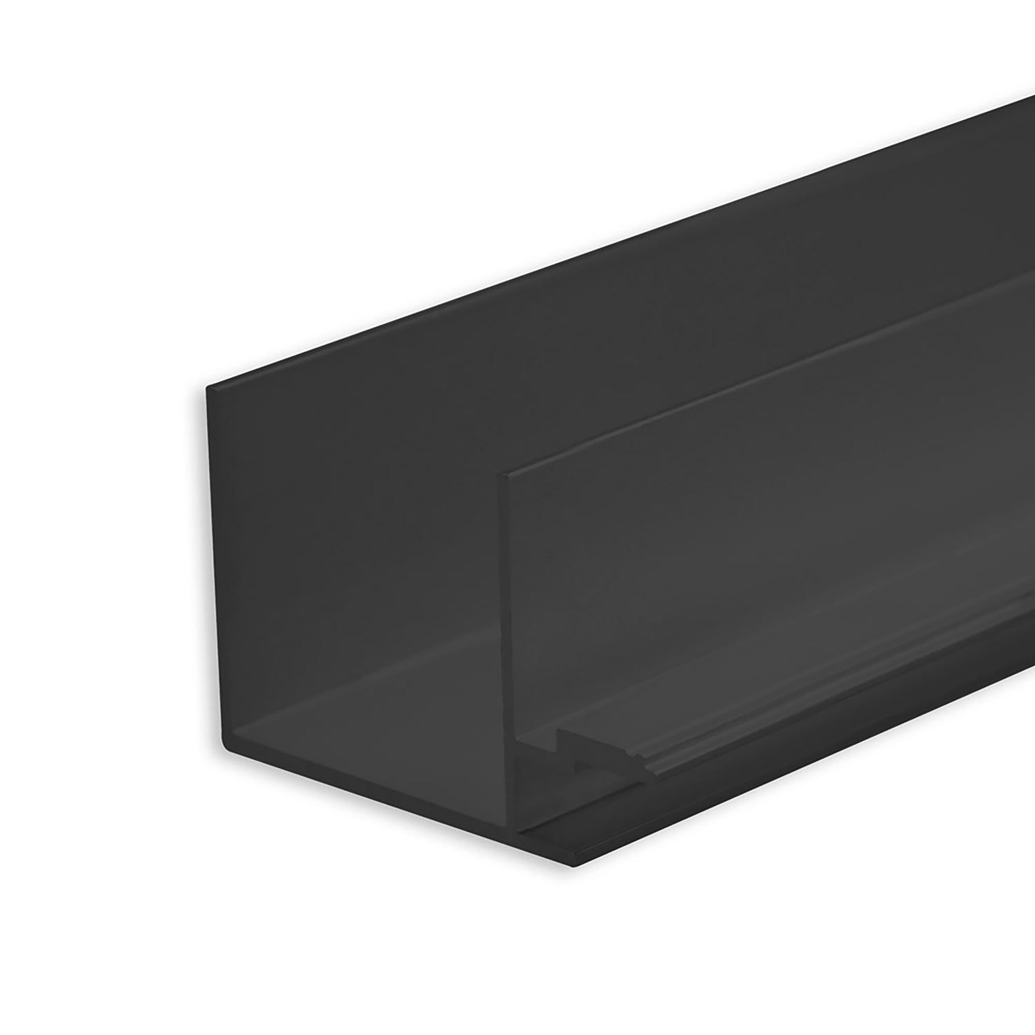 ISOLED LED Trockenbauprofil Schattenfuge 8, schwarz pulverbeschichtet RAL 9005, 200cm ISOLED LED Trockenbauprofil Schattenfuge 8, schwarz pulverbeschichtet RAL 9005, 200cm - 1