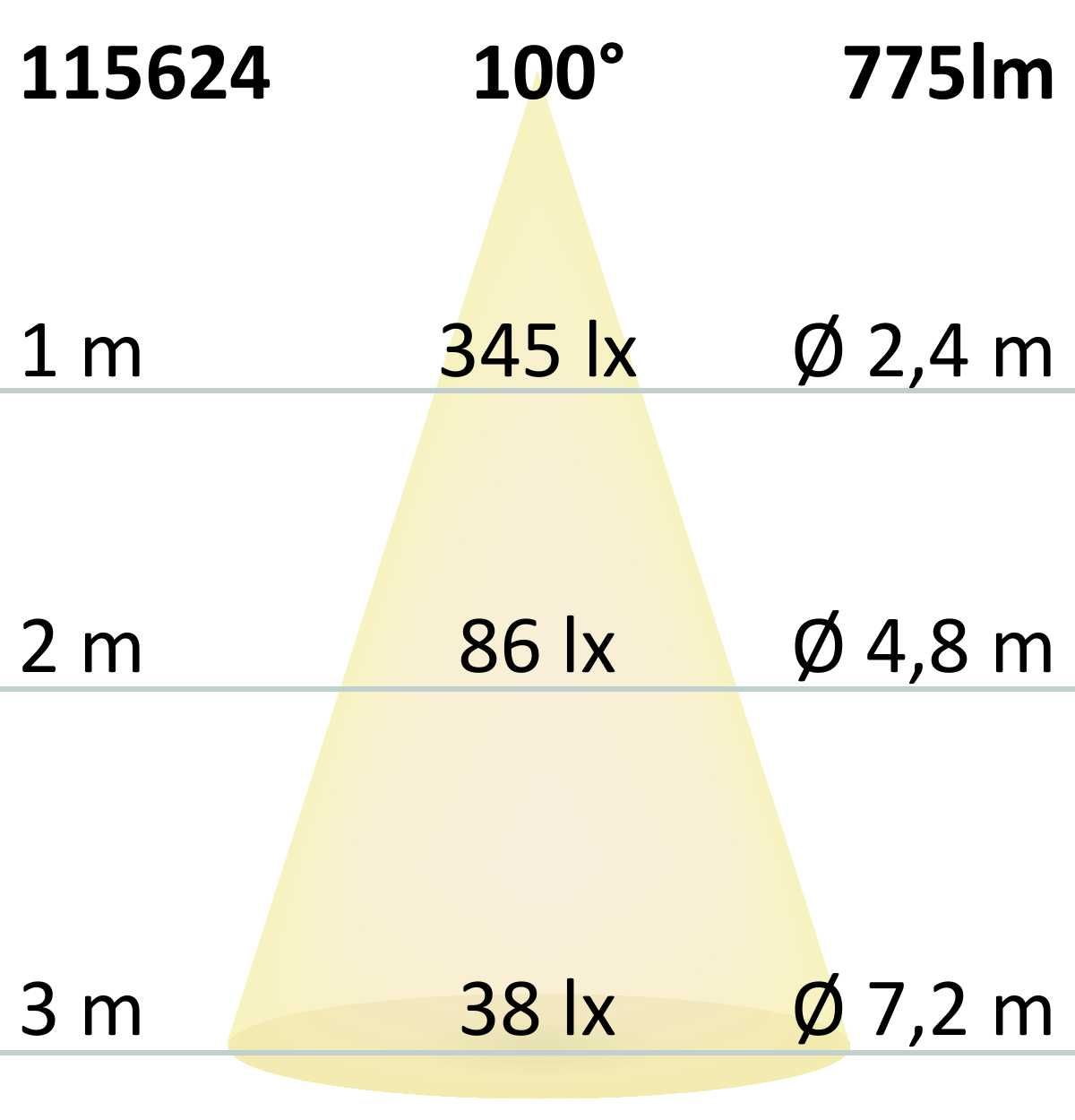 ISOLED LED Einbaustrahler Sys-90, 12W, weißdynamisch 2300-6000K, DALI DT8 dimmbar (exkl. Cover) - 8