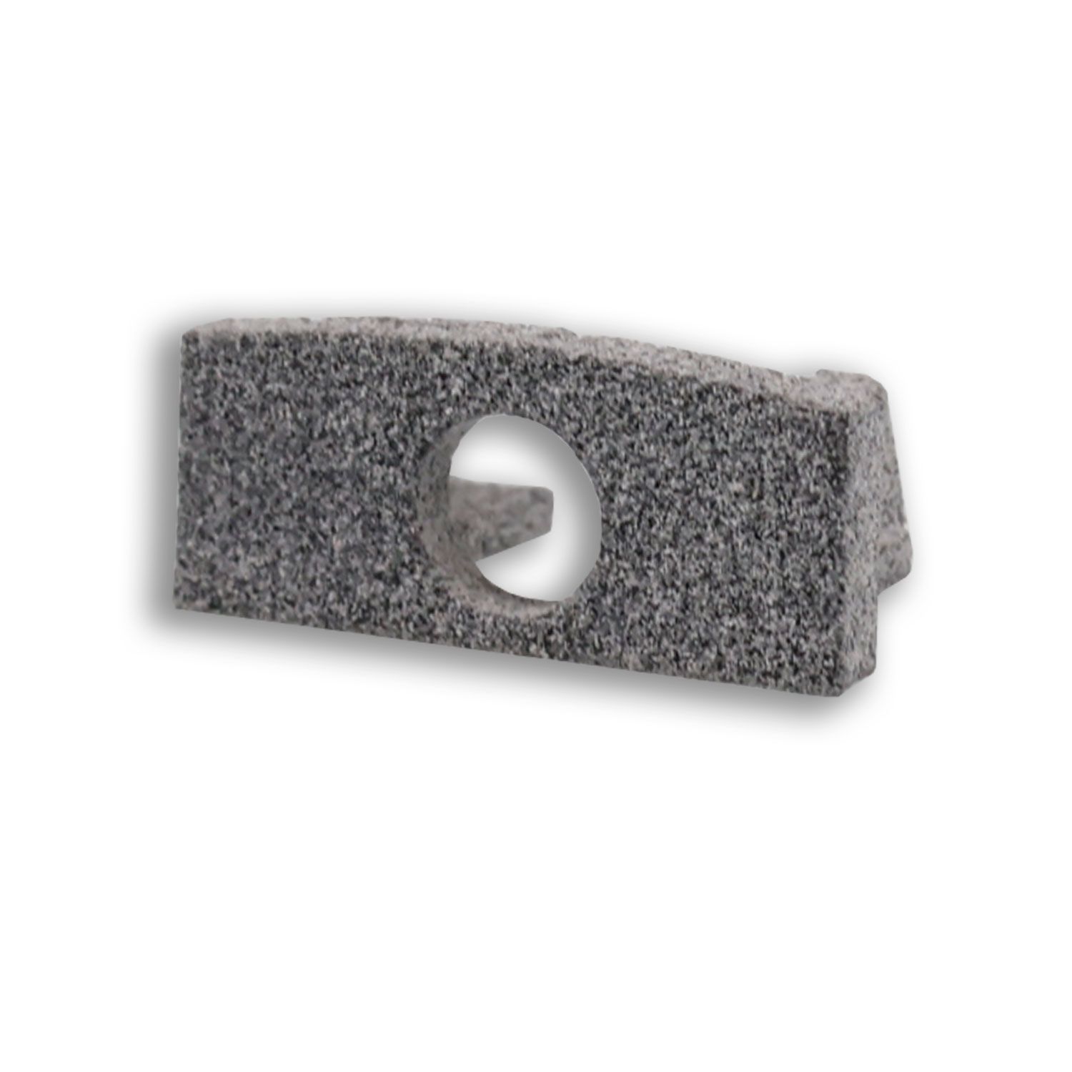 ISOLED Endkappe EC224 für Profil MINI-AB V2, grau, mit Kabeldurchführung, 1 STK - 1