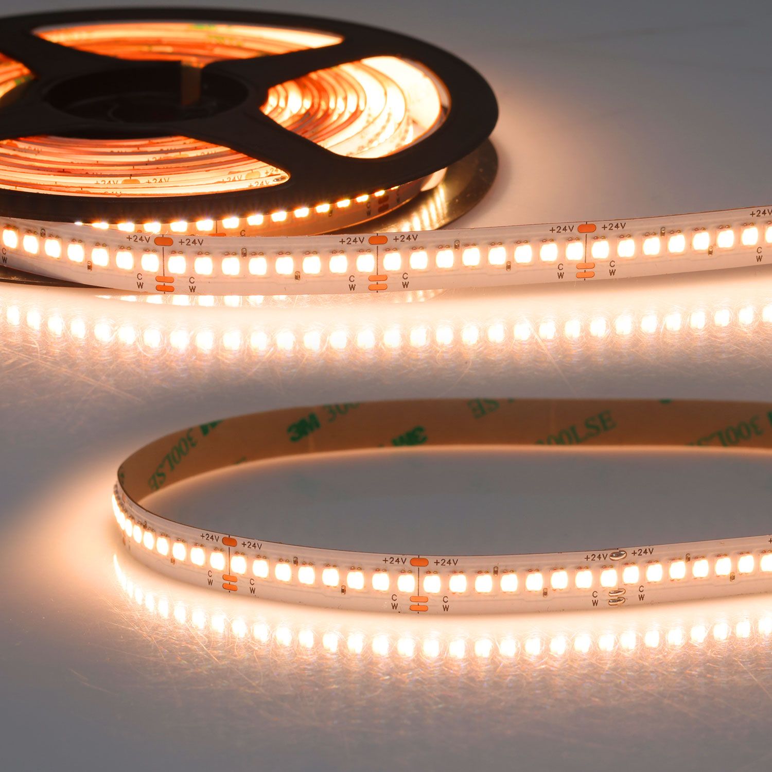 ISOLED LED CRI918/940 CCT Flexband, 24V DC, 10W+10W, 5m Rolle, 320 LED/m - 1
