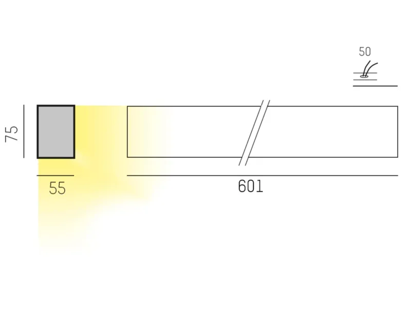 Molto Luce THE LINE SD (aluminium natur) - 2