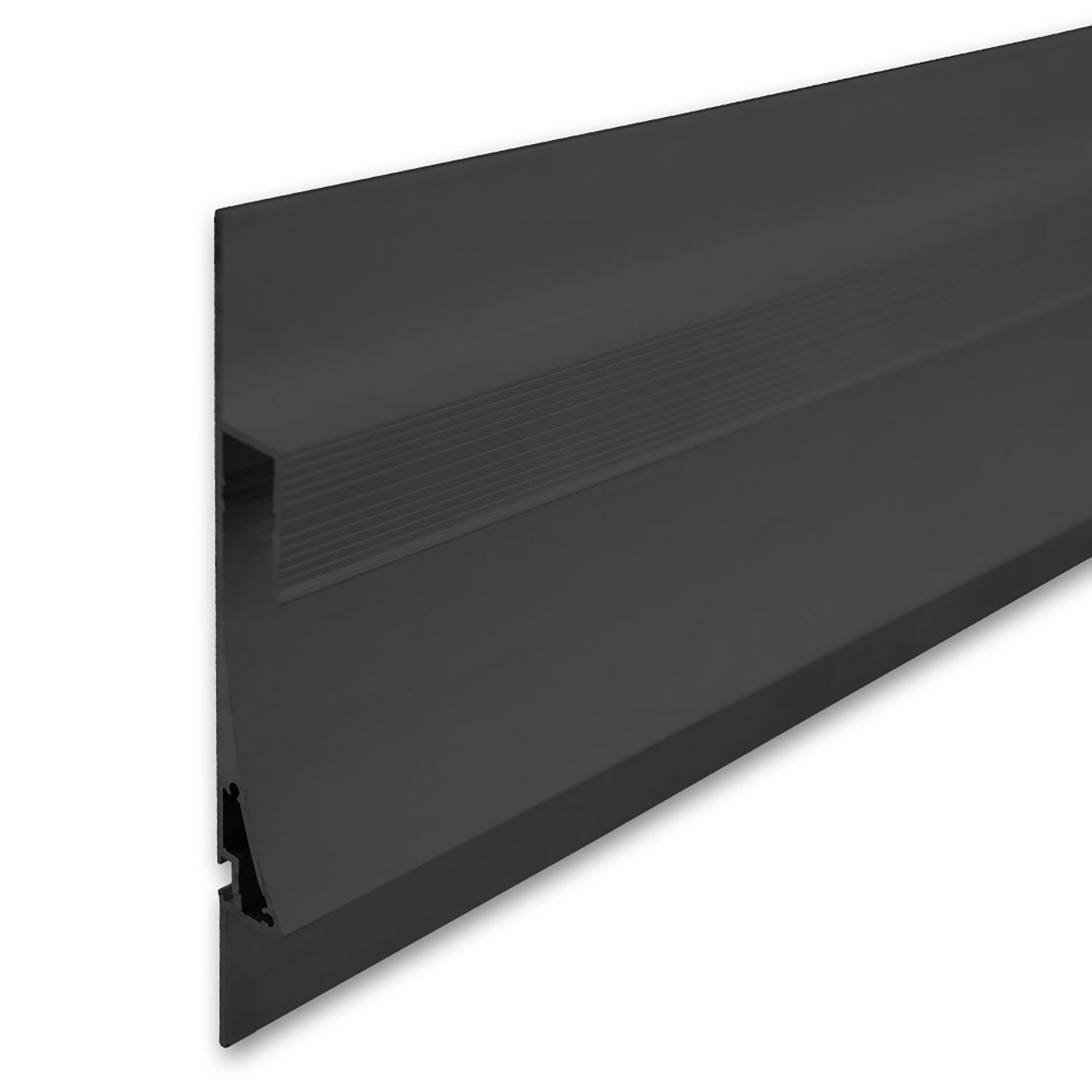 ISOLED LED Trockenbau-Leuchtenprofil Single Curve, schwarz pulverbeschichtet 200cm ISOLED LED Trockenbau-Leuchtenprofil Single Curve, schwarz pulverbeschichtet 200cm - 1