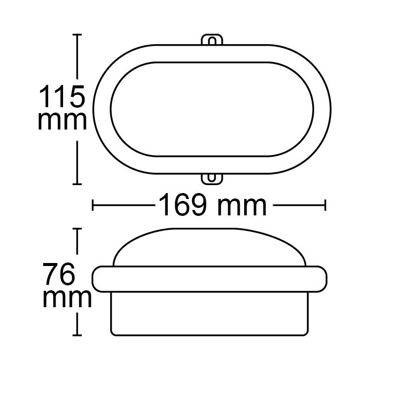 ISOLED LED Kellerleuchte, 10W, IP44, weiß, neutralweiß - 2