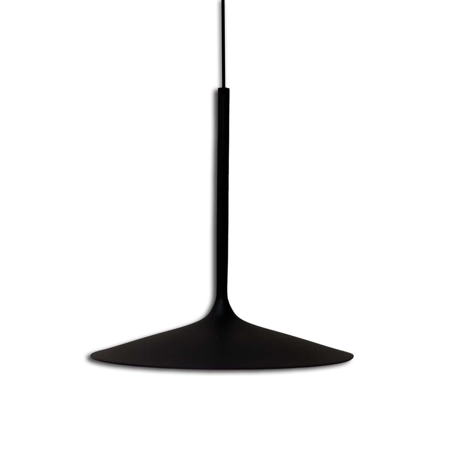 ISOLED Track48 Hängeleuchte Shade 5,5W, 120°, 48V DC, schwarz, 3000K - 3