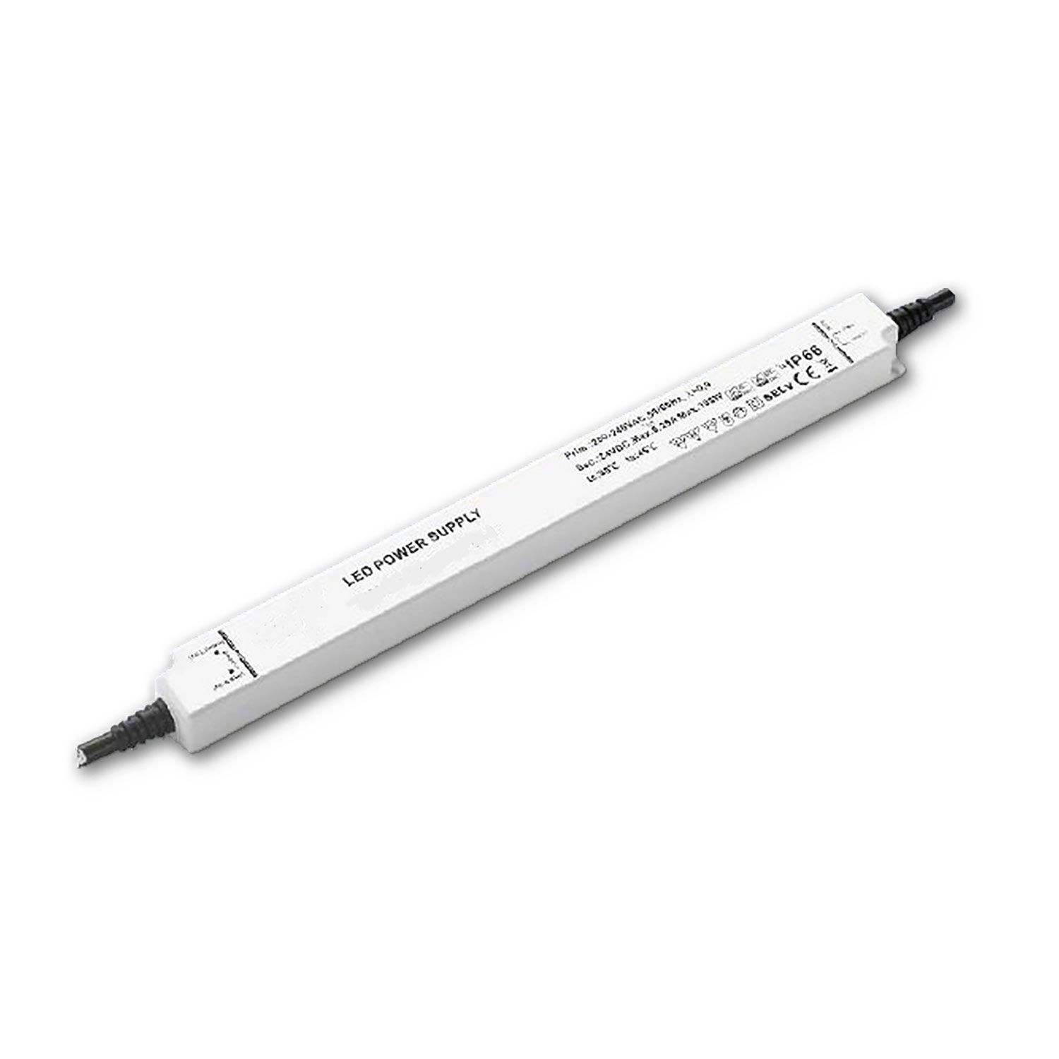 ISOLED LED Trafo 24V/DC, 0-150W, IP65, flach, ultraschmal ISOLED LED Trafo 24V/DC, 0-150W, IP65, flach, ultraschmal - 1