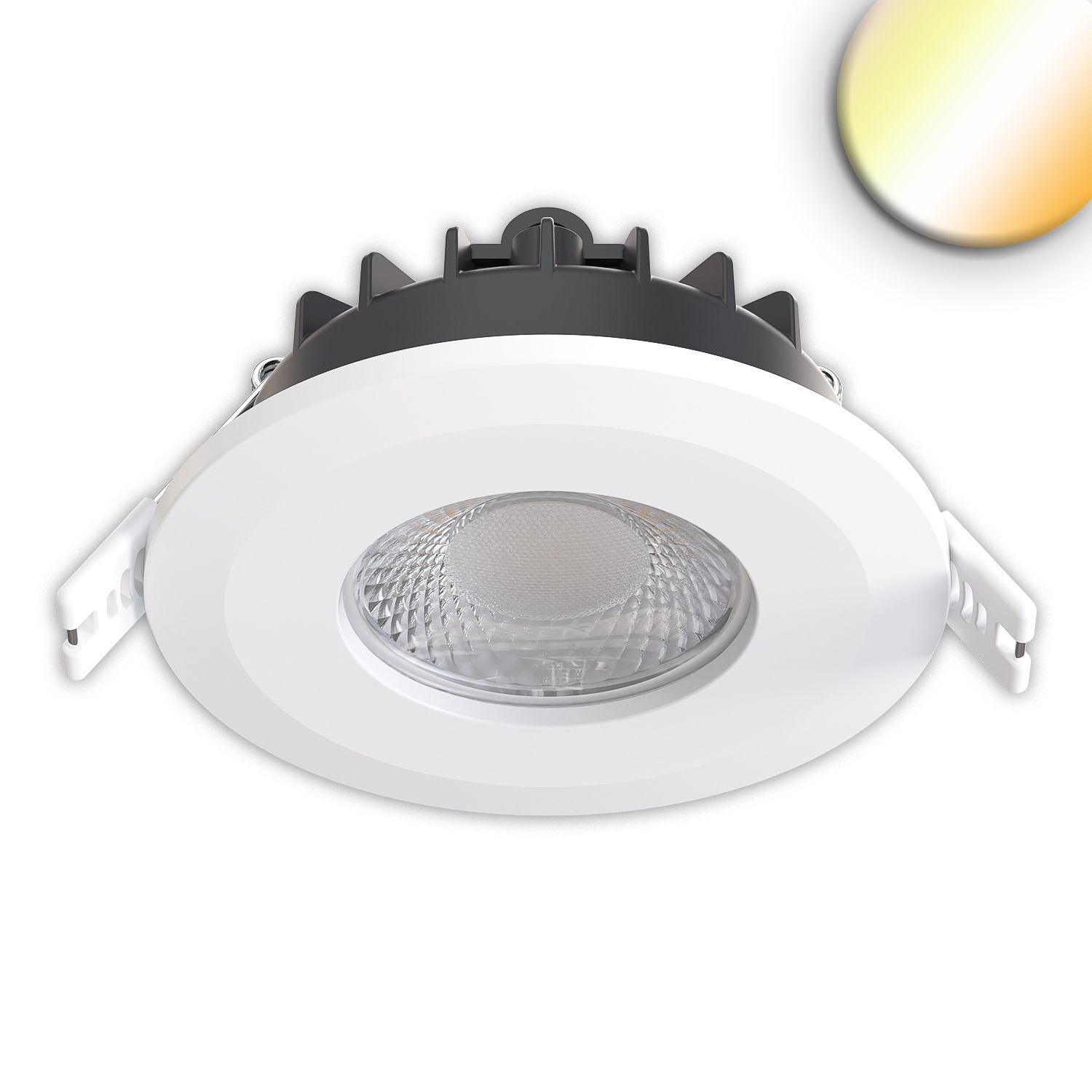 ISOLED LED Einbaustrahler Vario-68, 4W|6W, 60°, 2700|3000|4000|6000K, IP65, CRI90, weiß - 1