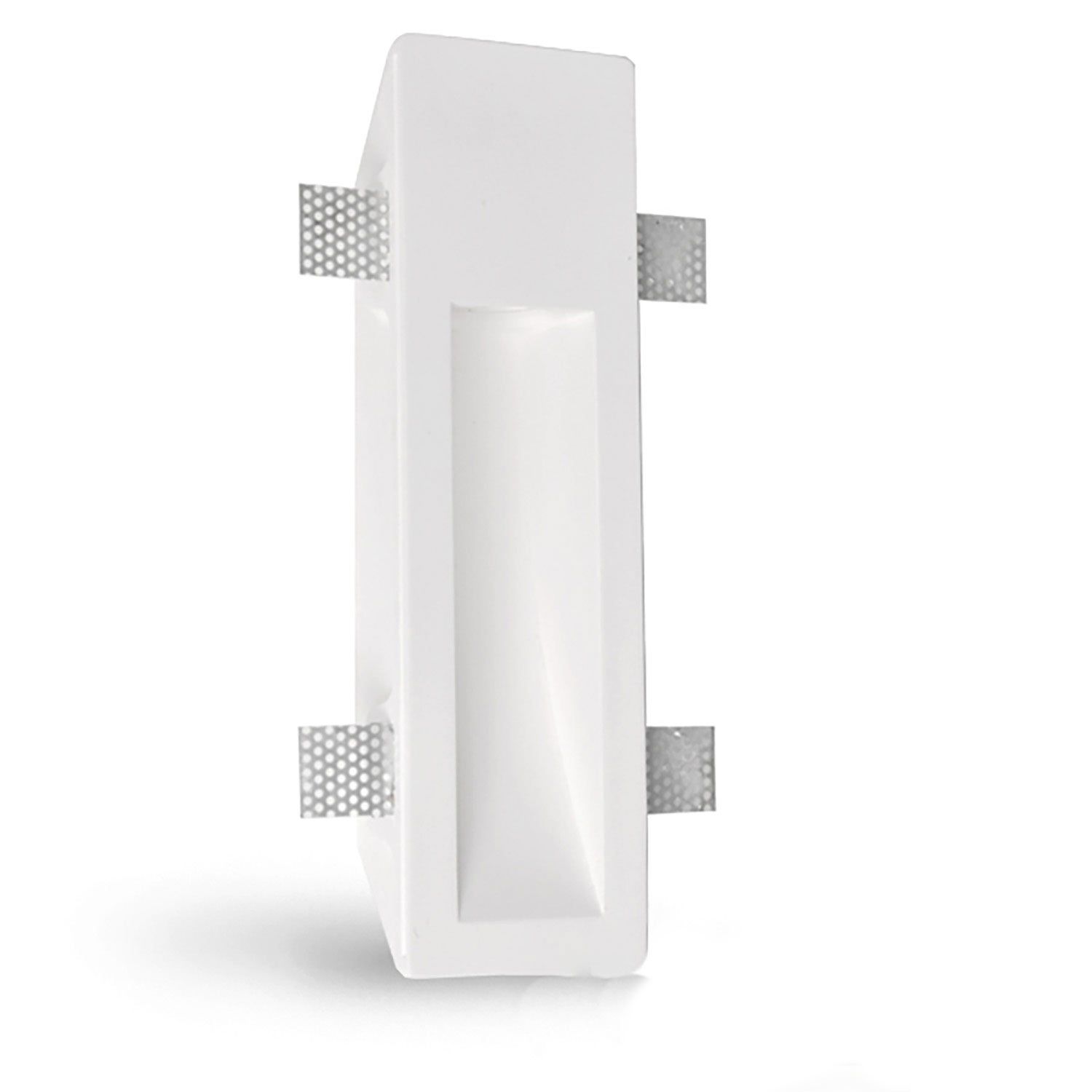 ISOLED Gips Wand-Einbauleuchte, länglich, für GU10/MR16 Spots, große Bauform ISOLED Gips Wand-Einbauleuchte, länglich, für GU10/MR16 Spots, große Bauform - 1