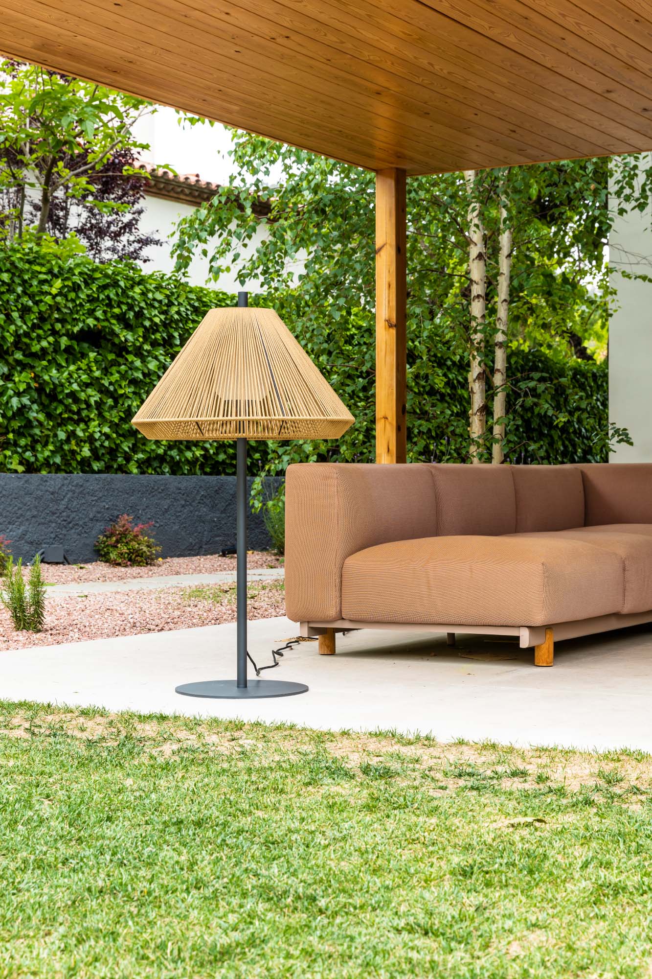 Faro SAIGON OUT C70 ocker weiß Stehlampe 1M - 2