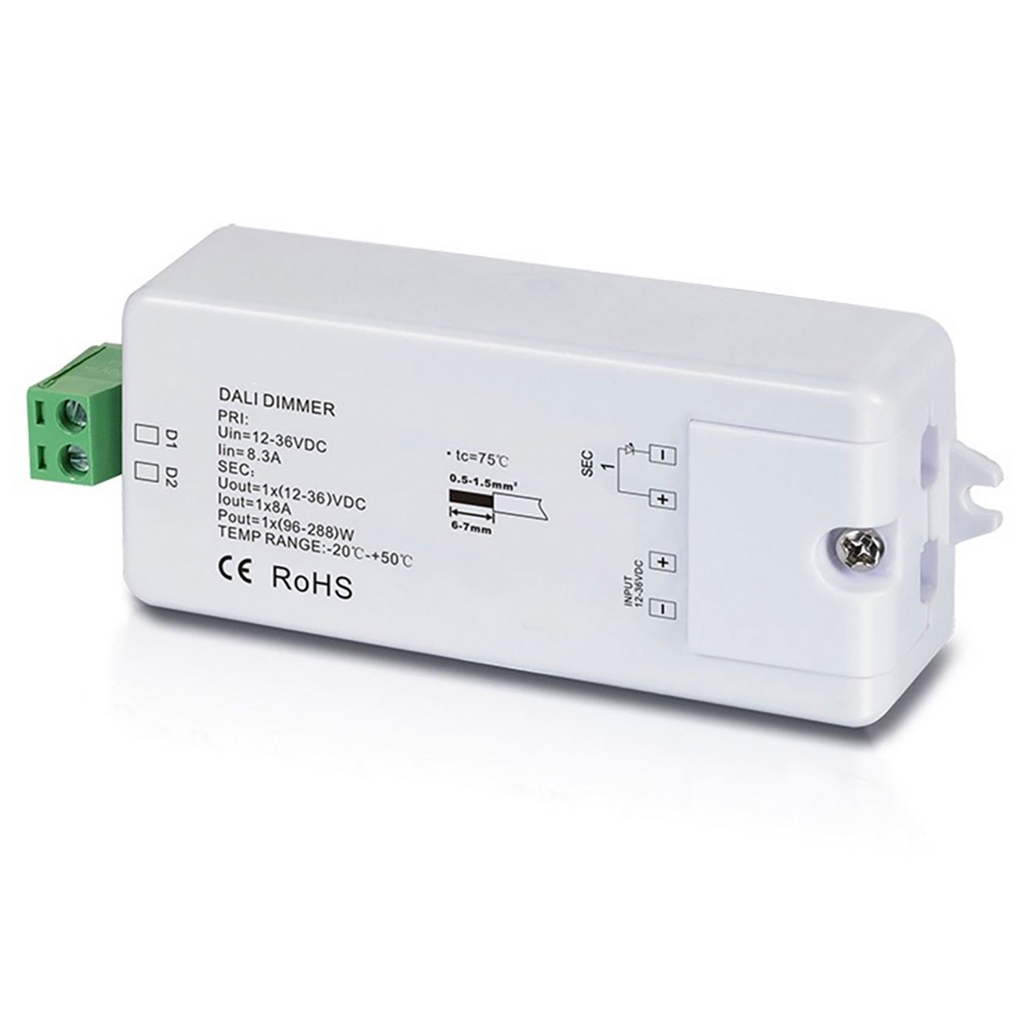 ISOLED DALI 1 Adresse PWM-Dimmer 12-36V, 1 Kanal, 12-36V 8A - 1
