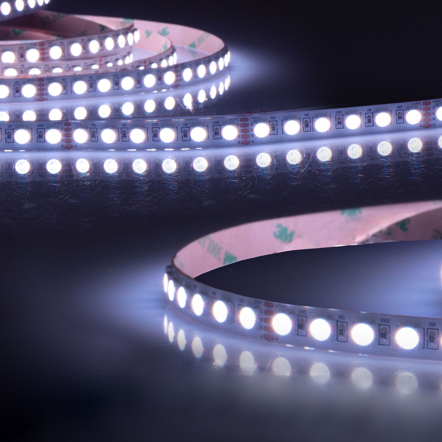 ISOLED LED SIL RGB+WW Flexband, 24V DC, 19W, 4in1 Chip, 5m Rolle, 96 LED/m - 1