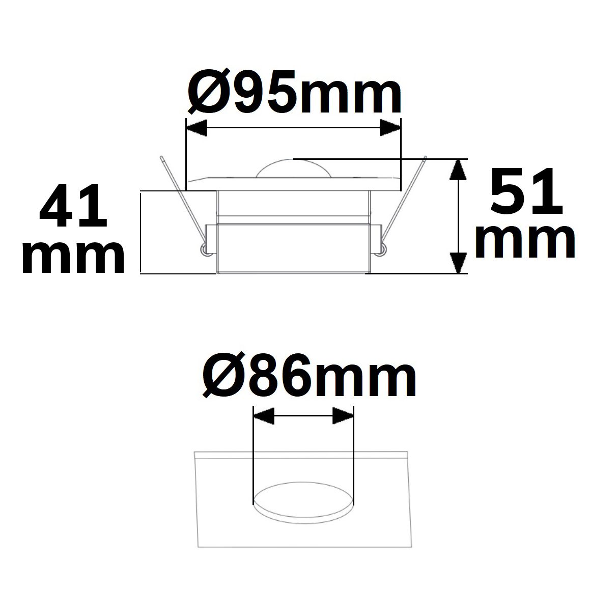 ISOLED Sys-Pro Funk/Switch/0-10V PIR Einbau-Bewegungsmelder mit Stand-By, 230V AC, 900 VA - 3