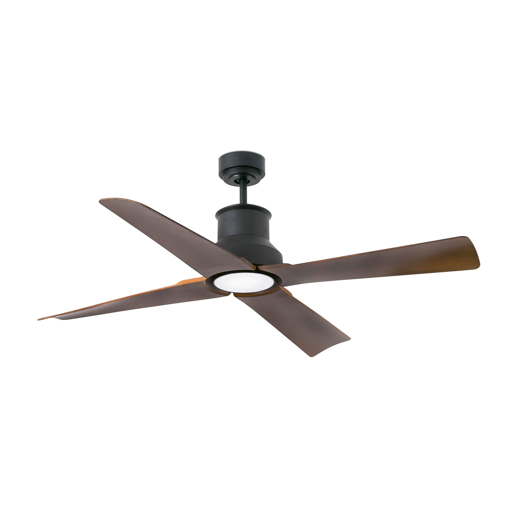Faro WINCHE M LED-Ventilator Braun/nussbaum 3000K IP44 - Produktbild 1