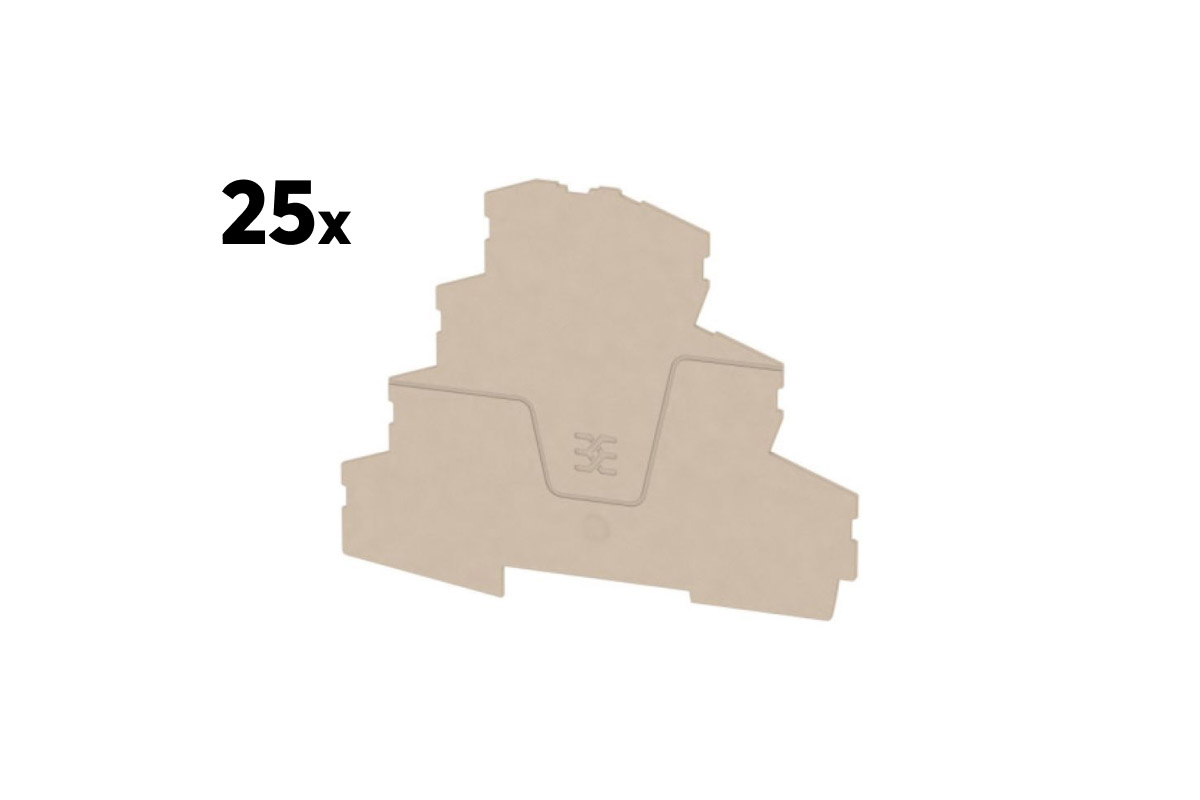 Weidmüller Abschlussplatte AEP MC 2.5 (25 Stk.) Weidmüller Abschlussplatte AEP MC 2.5 (25 Stk.) - 1