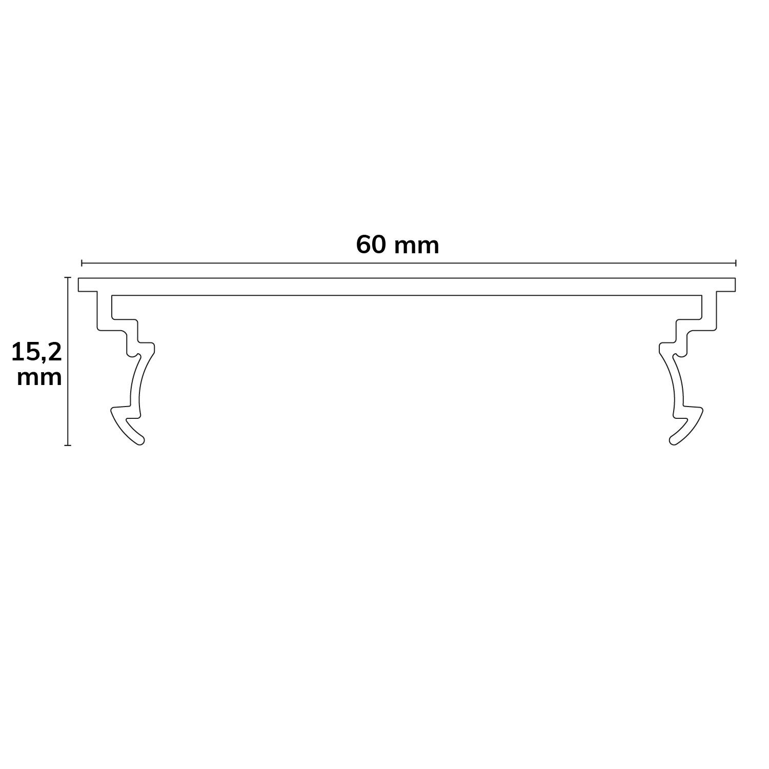 ISOLED Abdeckung COVER38 opal 200cm für LAMP40 - 2