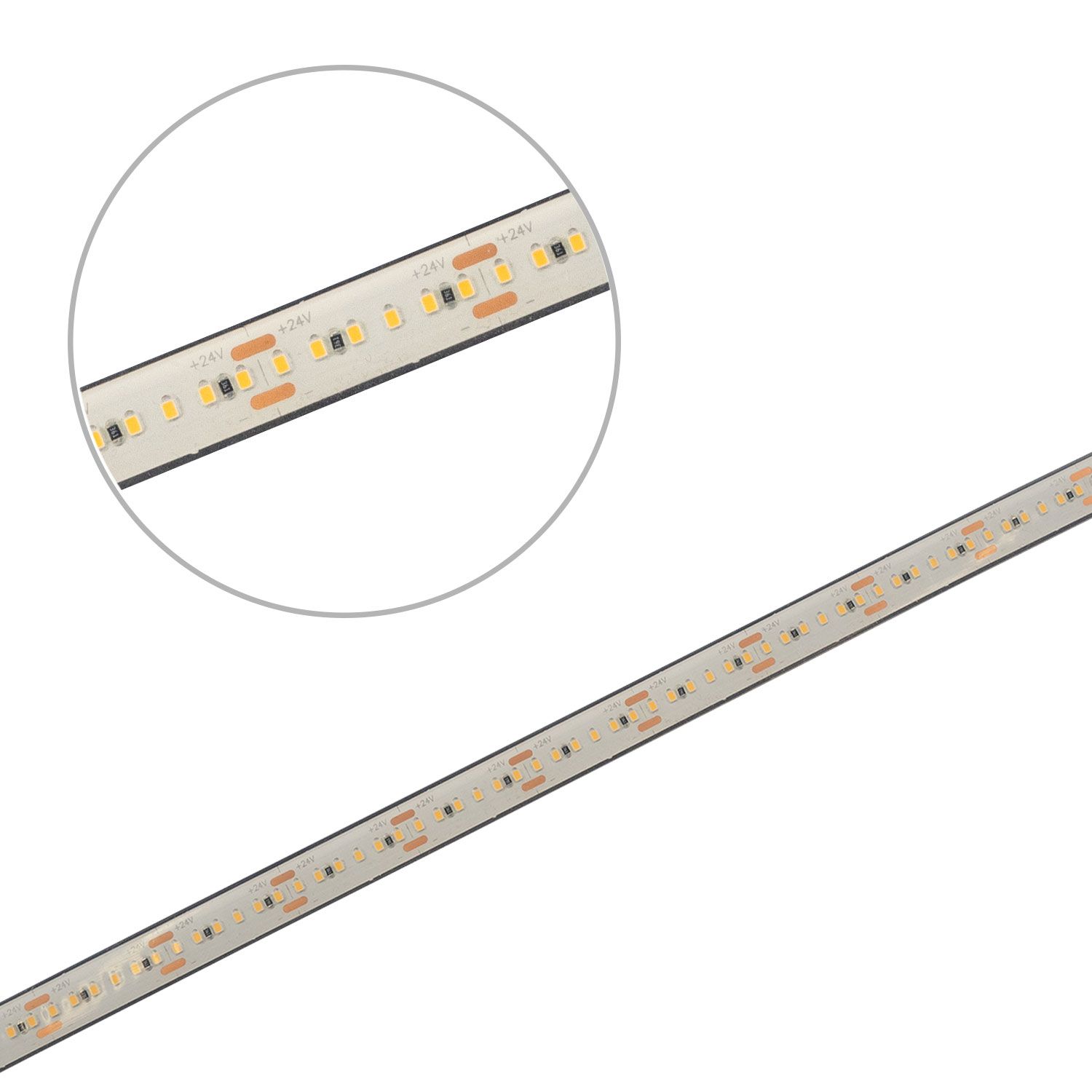ISOLED LED AQUA940 Linear Flexband, 24V DC, 10W, IP68, 4000K, 5m Rolle, 240 LED/m - 5