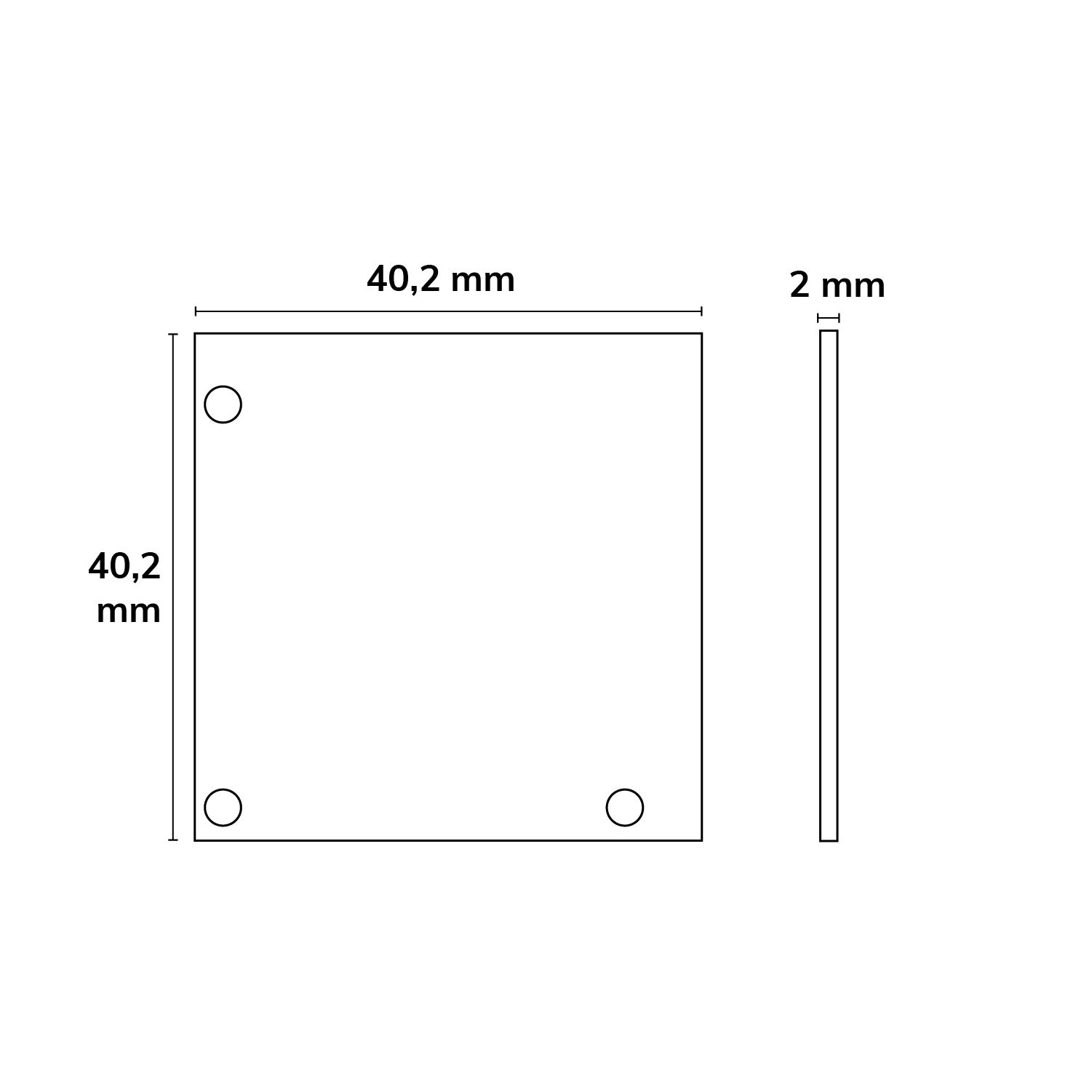 ISOLED Endkappe EC52 Alu für LAMP35(EDGE)/ CORNER20(m. COVER16), 2 STK, inkl. Schrauben - 2