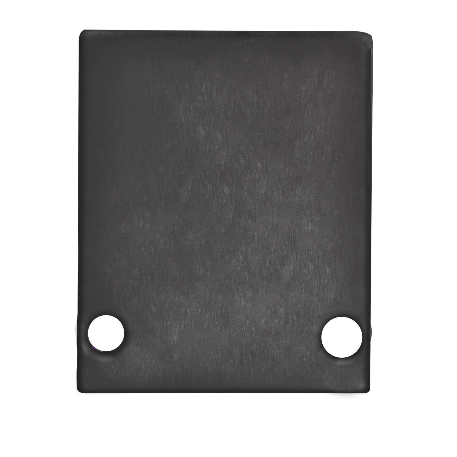 ISOLED Endkappe EC89B Aluminium schwarz RAL 9005 für Profil HIDE SINGLE inkl. Schrauben - 1