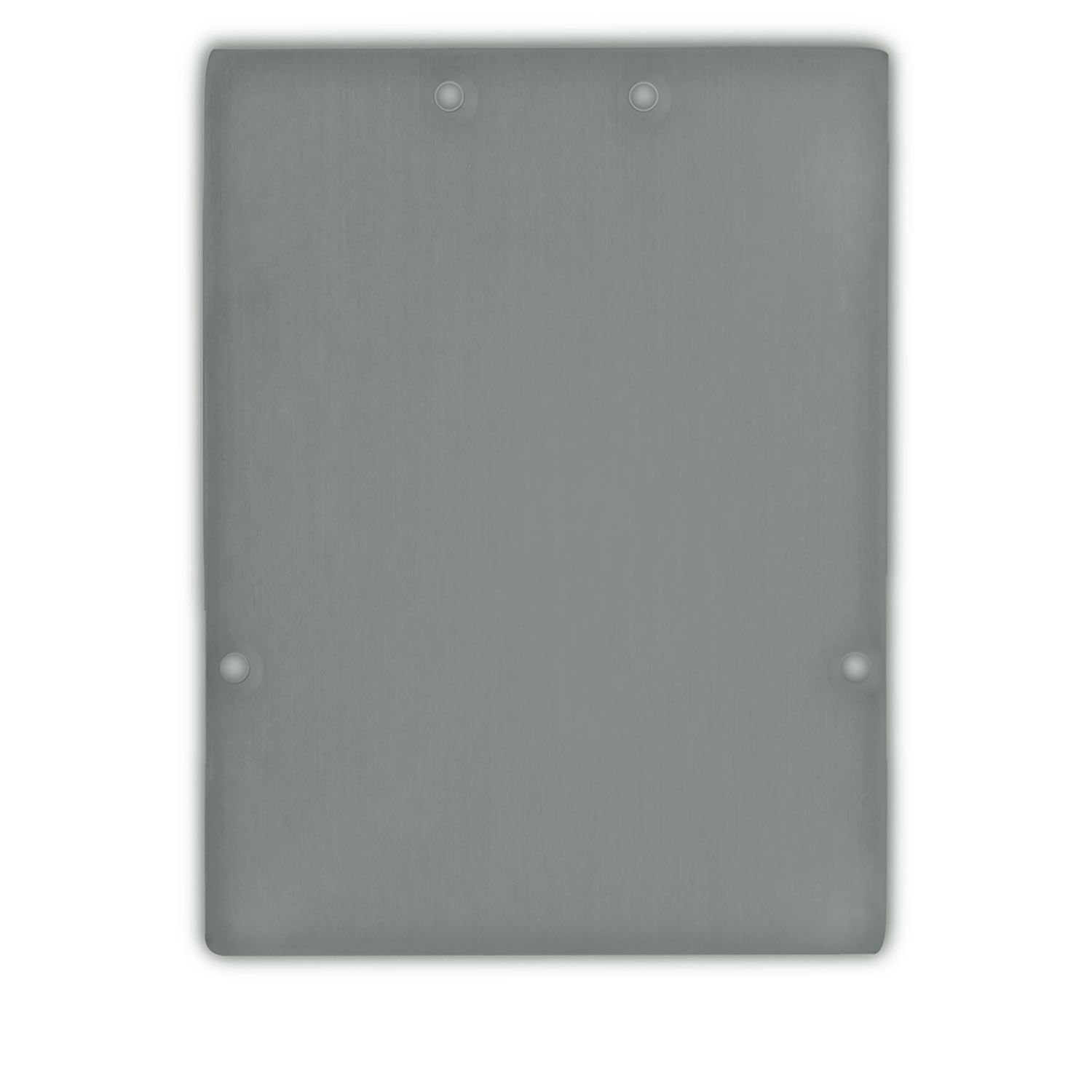 ISOLED Endkappe EC74 Aluminium silber für Profil LAMP40, 2 STK, inkl. Schrauben - 1