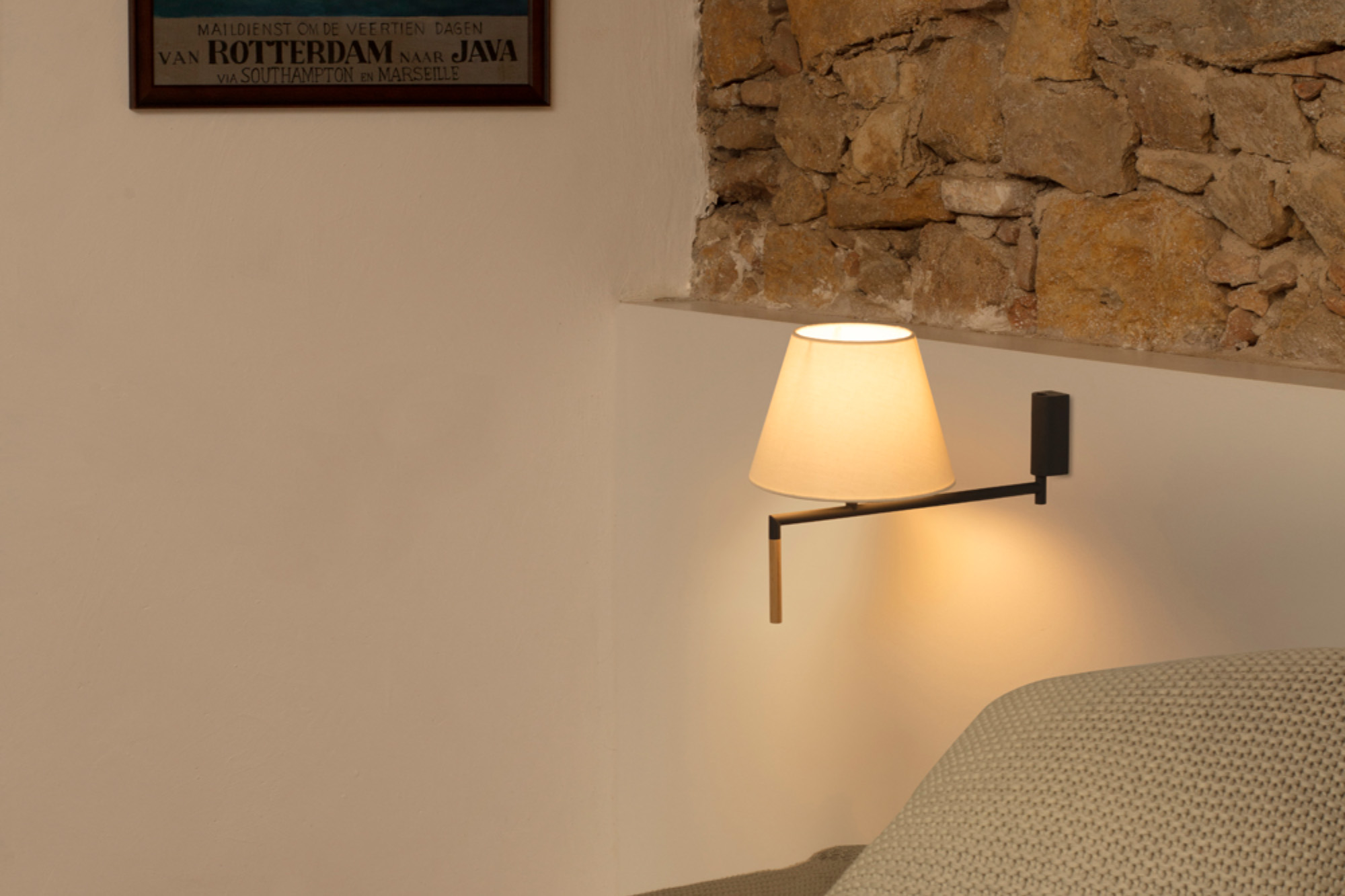 Faro RON Dunkelgrau/Beige Wandleuchte - 3