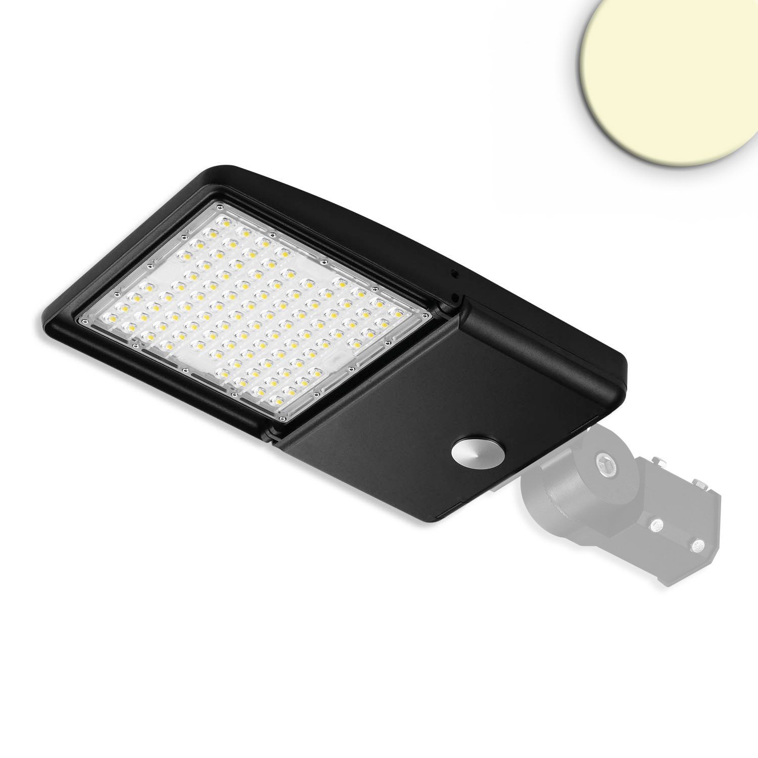 ISOLED LED Street Light HE75, 3000K, 1-10V dimmbar mit Tageslicht- und Bewegungssteuerung, Winkel Typ III - 1
