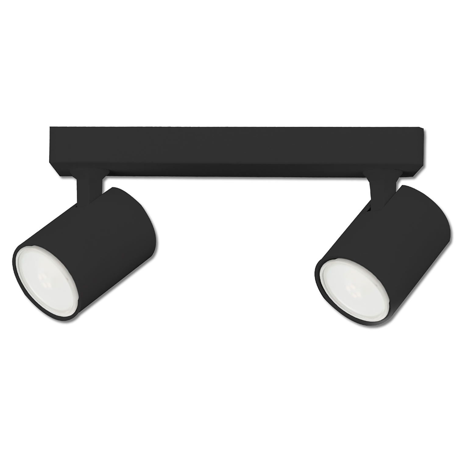 ISOLED Wand-/Deckenleuchte GU10 Dual, IP20, schwarz, exkl. Leuchtmittel ISOLED Wand-/Deckenleuchte GU10 Dual, IP20, schwarz, exkl. Leuchtmittel - 1