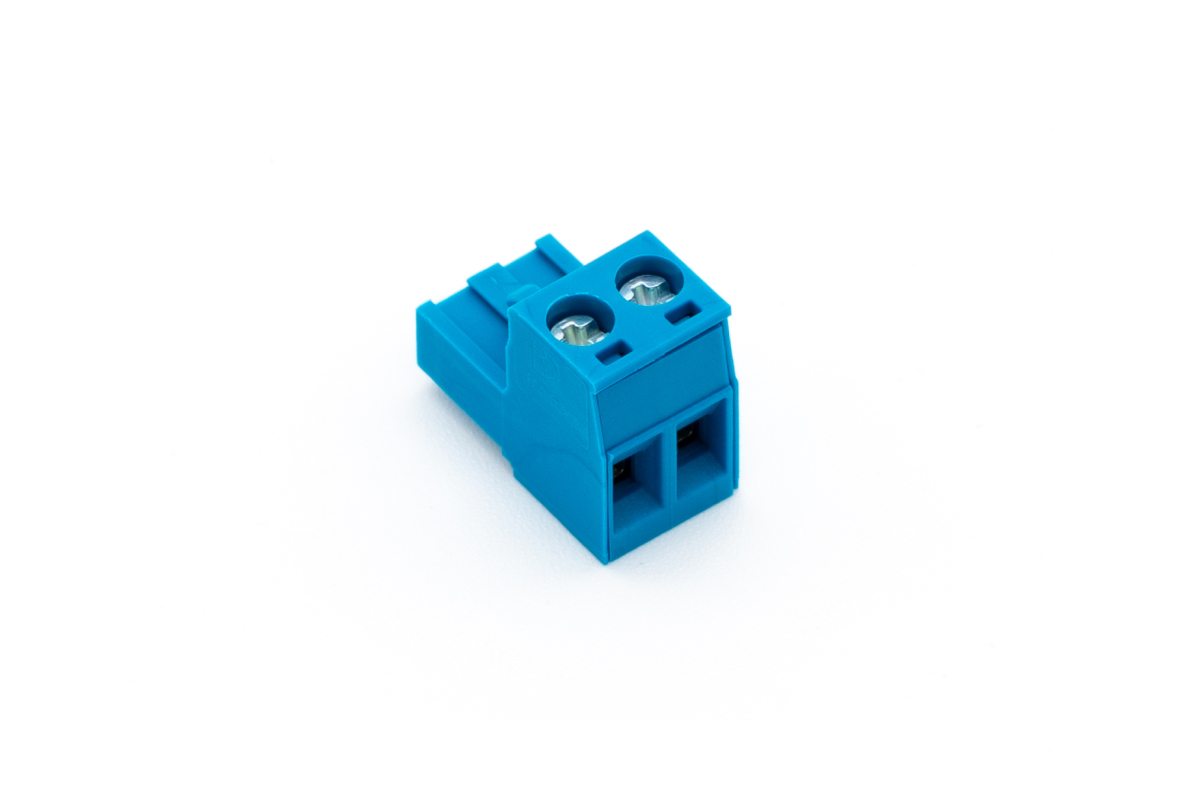 Loxone Schraub-Steckklemme Blau 2fach - Produktbild 1