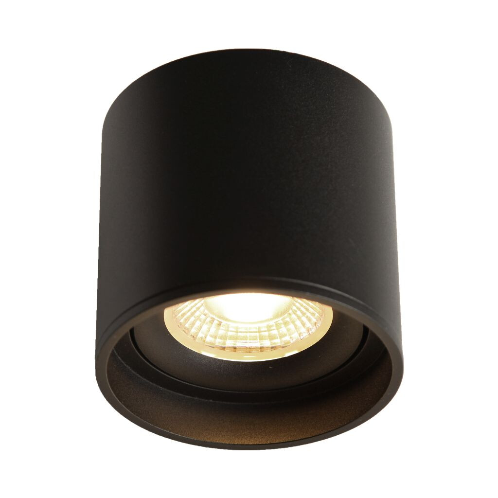Emilum LED Ceiling Spot 24V, 8W, 2200K/5700K, CRI90 (Tuneable White, CCT) Schwarz - Produktbild 1