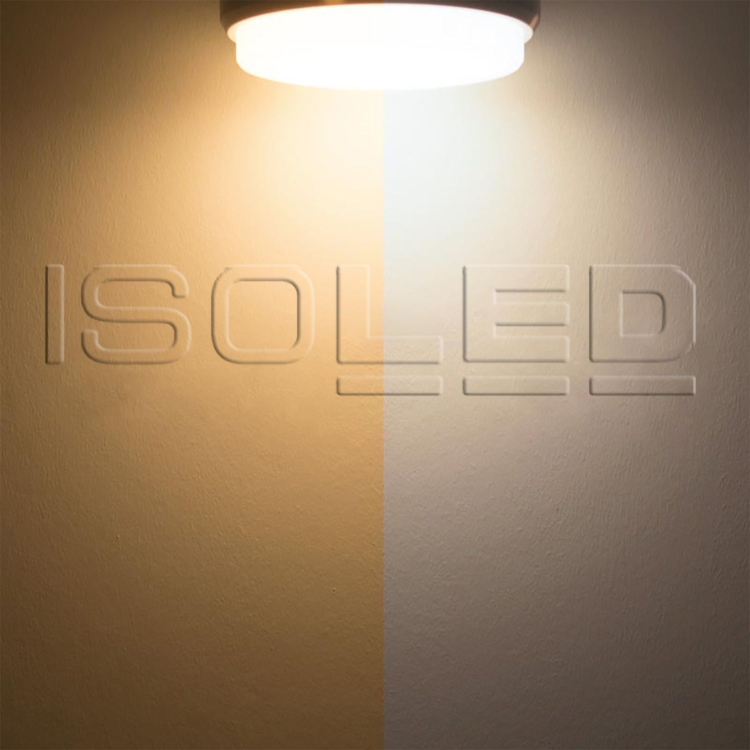 ISOLED LED Decken/Wandleuchte 24W, weiß, rund, DN327, IP54, ColorSwitch 3000|4000K - 4