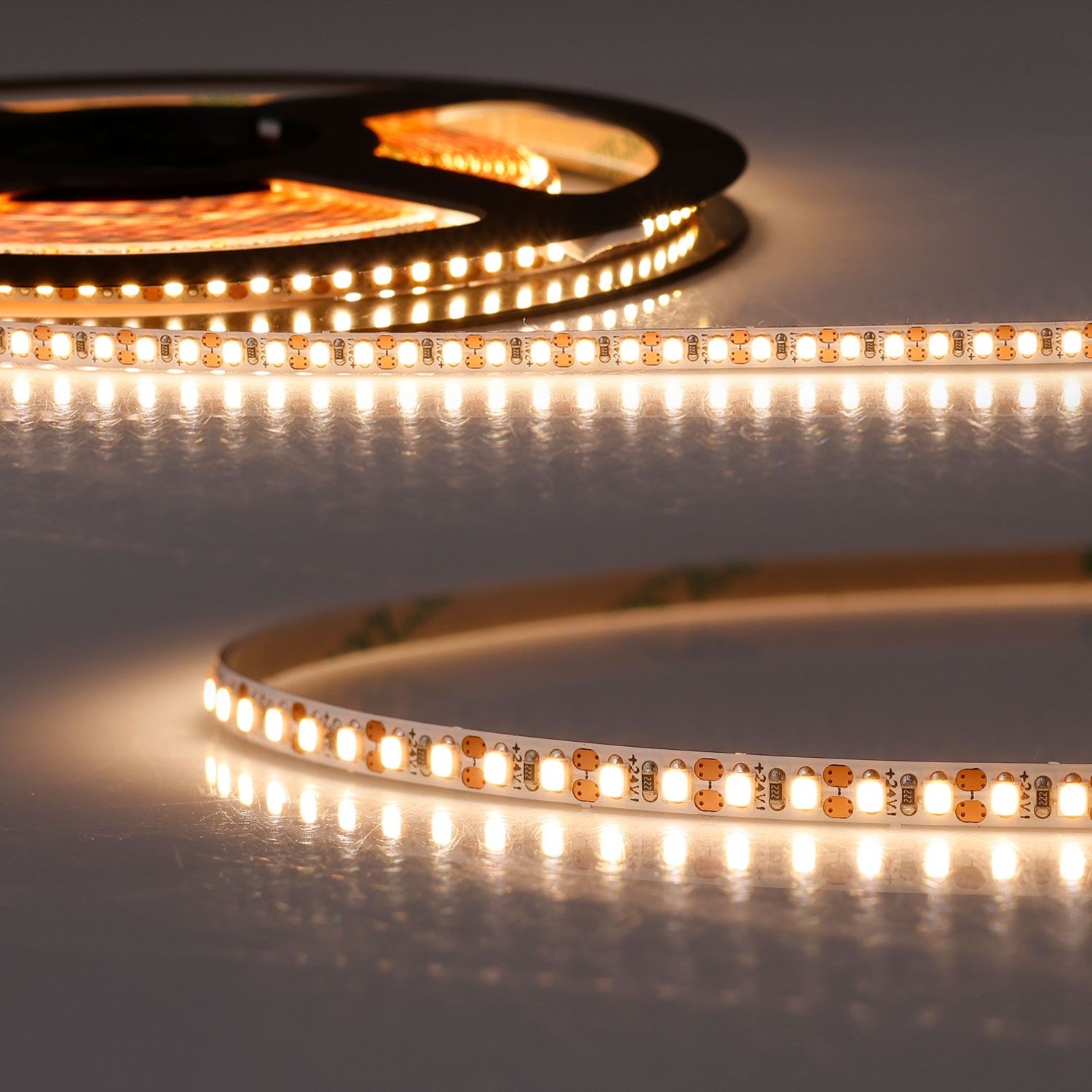 ISOLED LED CRI927 MICRO Linear Flexband, 24V DC, 10W, IP20, 2700K, 5m Rolle, 240 LED/m - 1