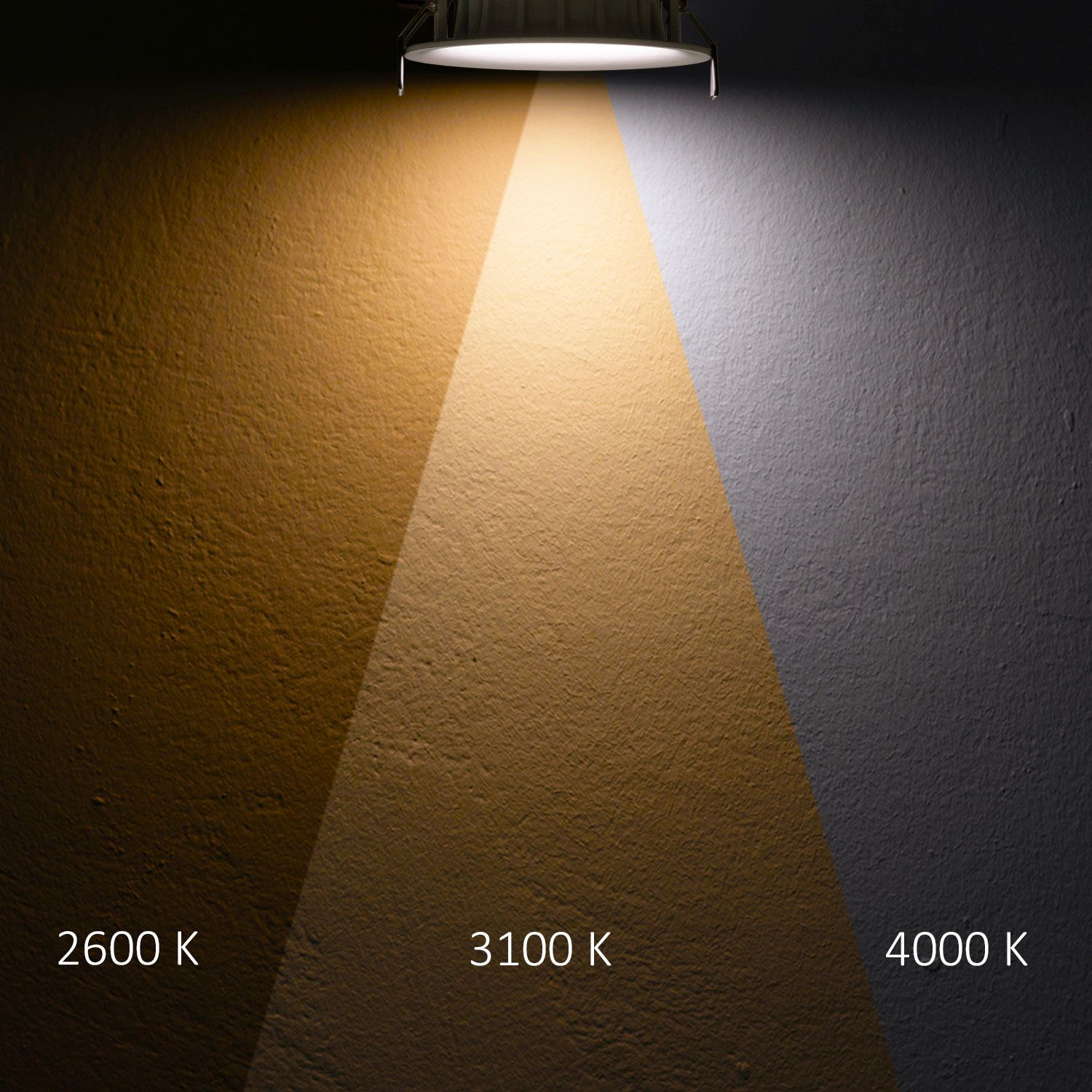 ISOLED LED Downlight, 24W, ultraflach, ColorSwitch 2600|3100|4000K, dimmbar - 4