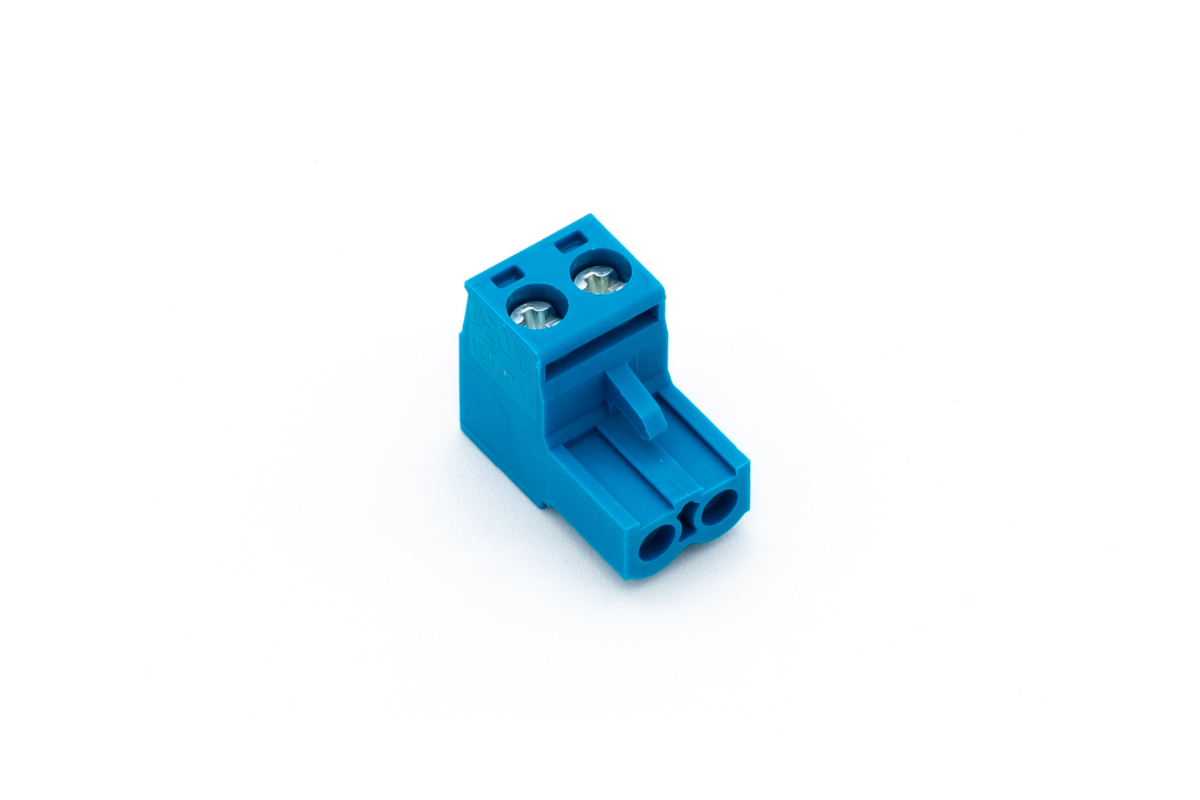 Loxone Schraub-Steckklemme Blau 2fach - Produktbild 2