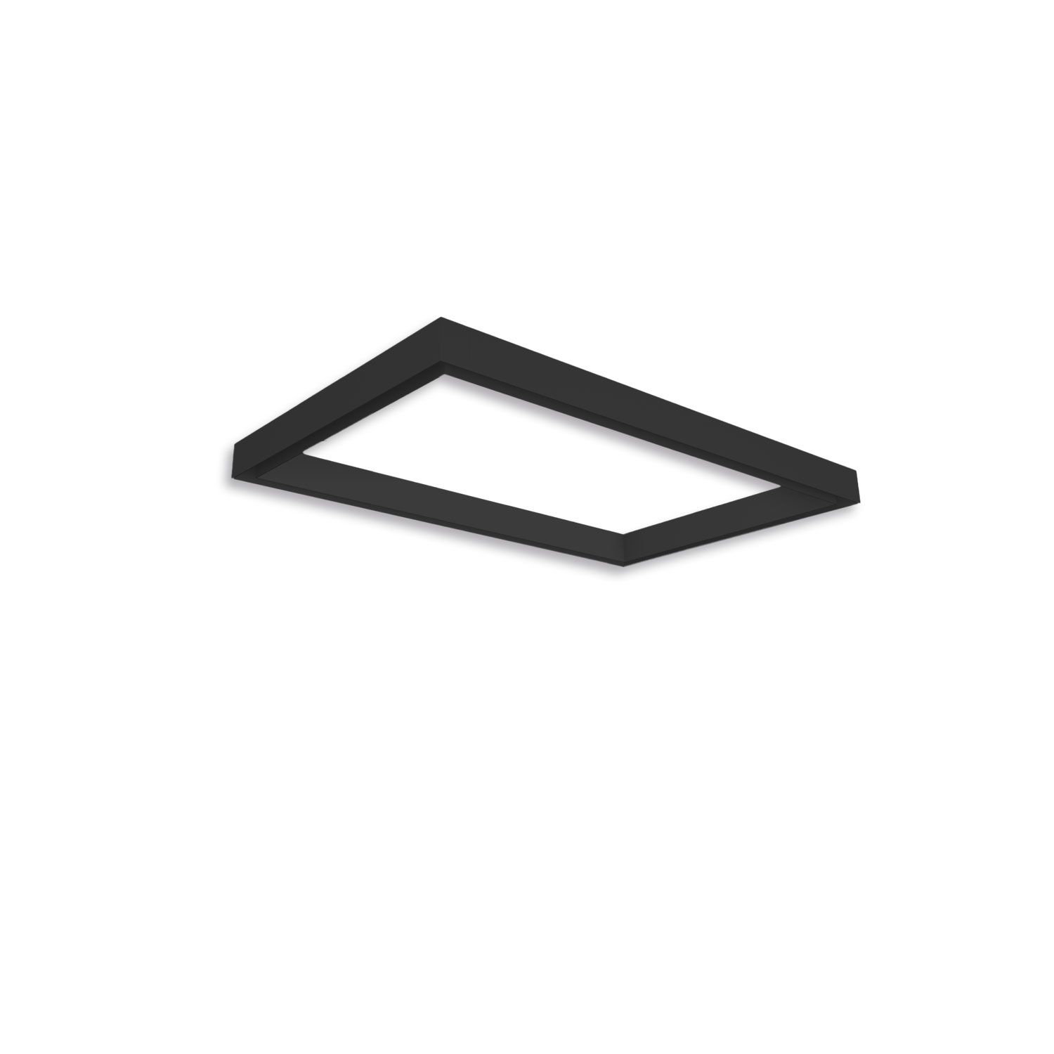 ISOLED Track48 Leuchtenrahmen H50, Innenformat 500x800mm, schwarz, exkl. Trafo, exkl. Montageclip/Seilabh. - 2