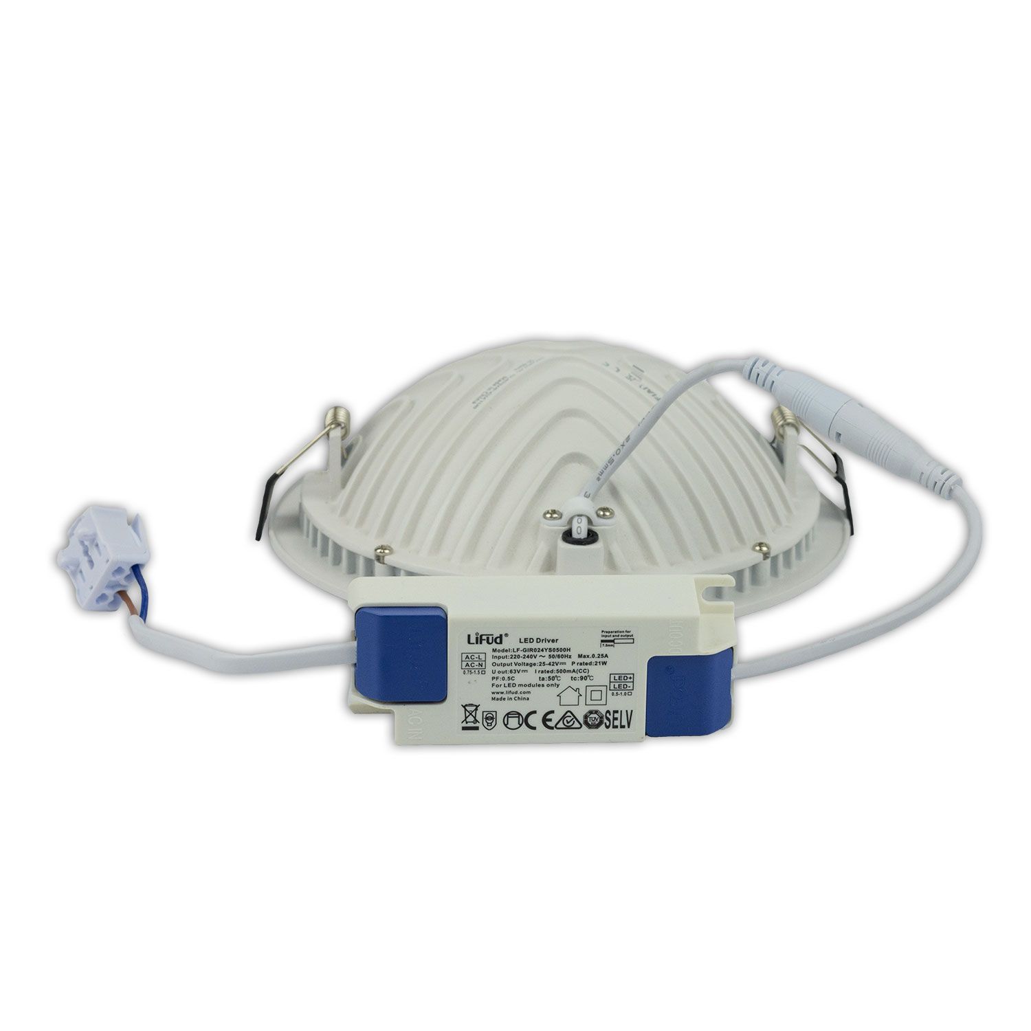 ISOLED LED Downlight LUNA 18W, indirektes Licht, weiß, neutralweiß - 2