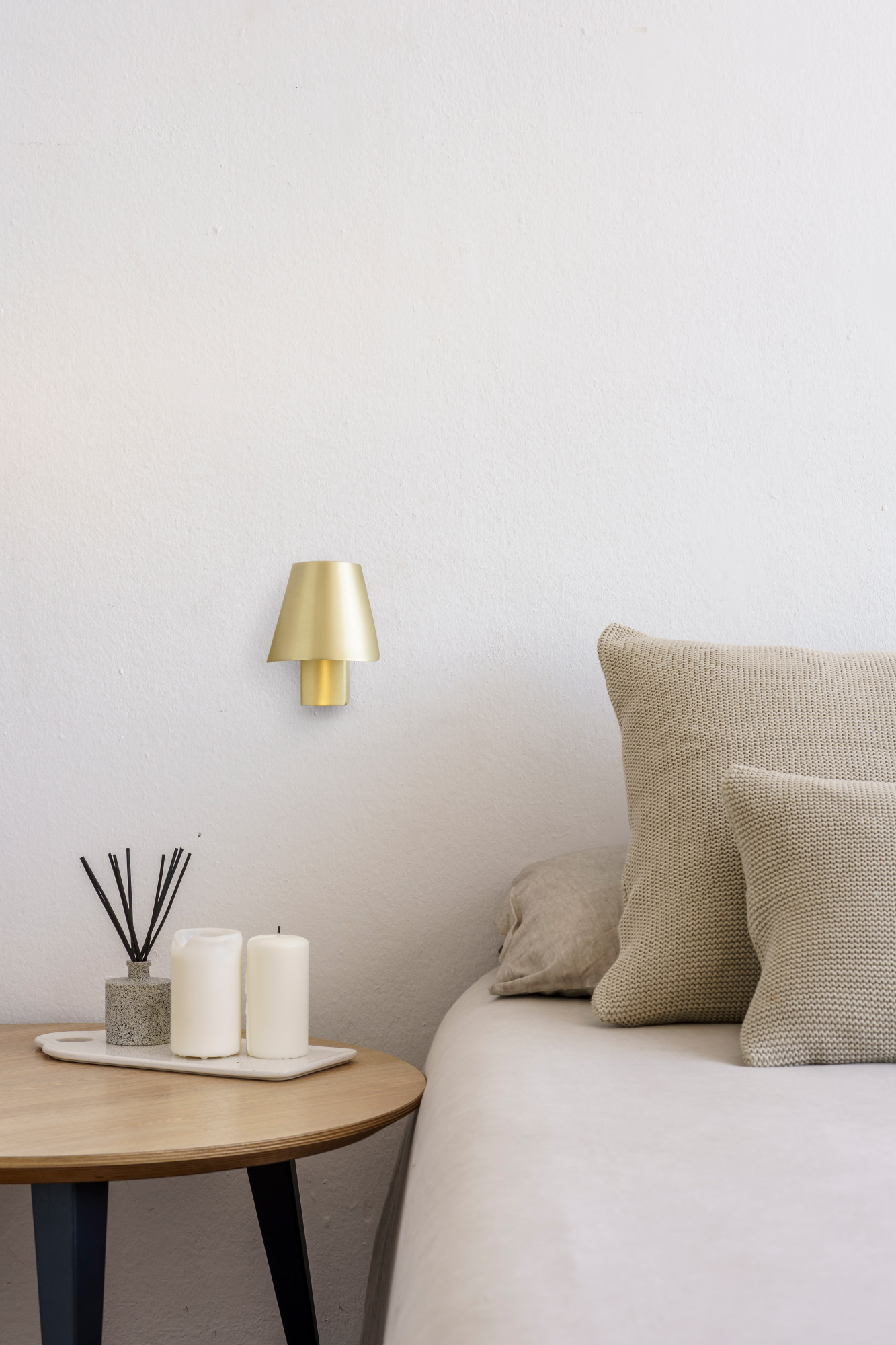 Faro LE PETIT Wandleuchte aus satiniertem Gold - Produktbild 3