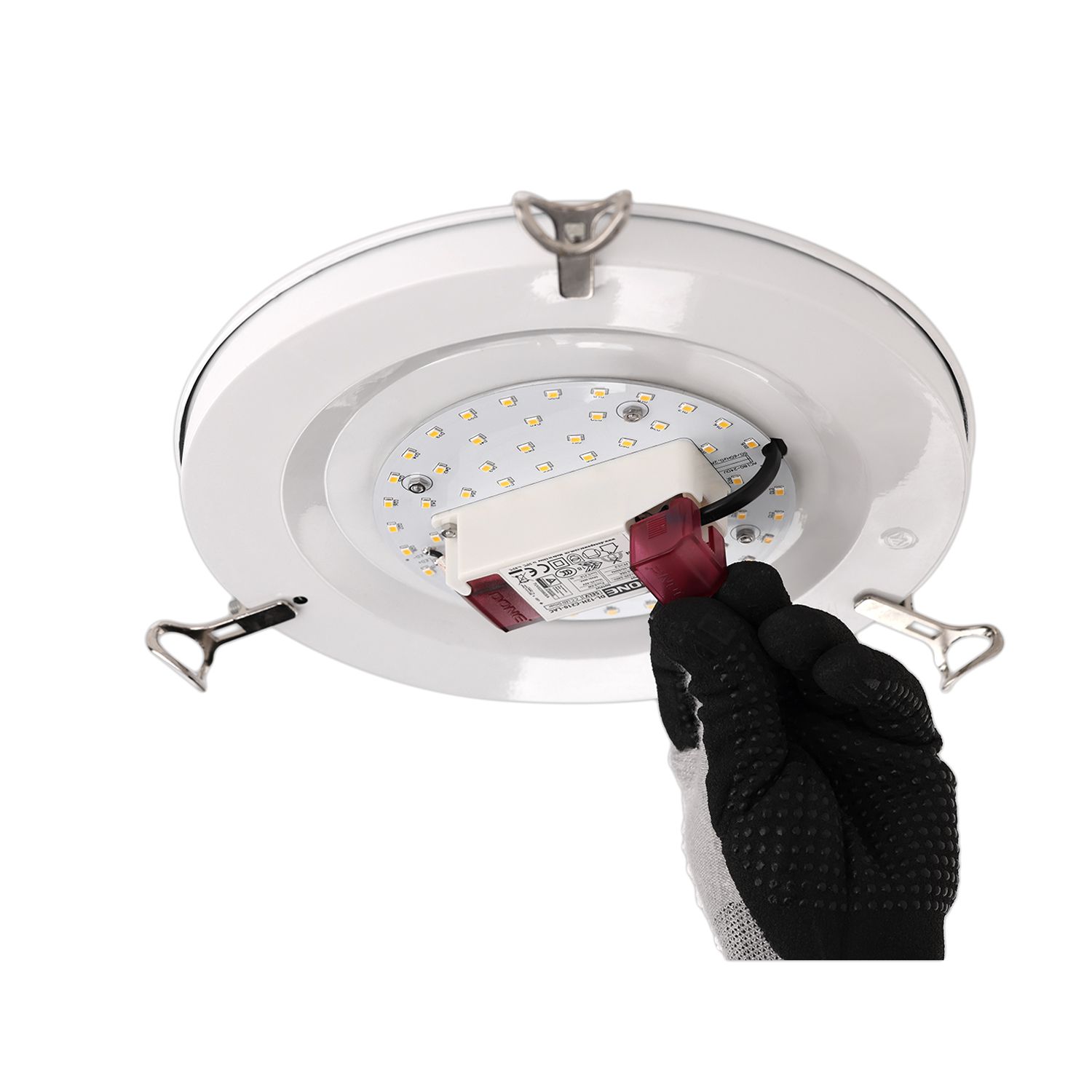 ISOLED LED Umrüstplatine 130mm, 9W, mit Magnet, warmweiß - 6