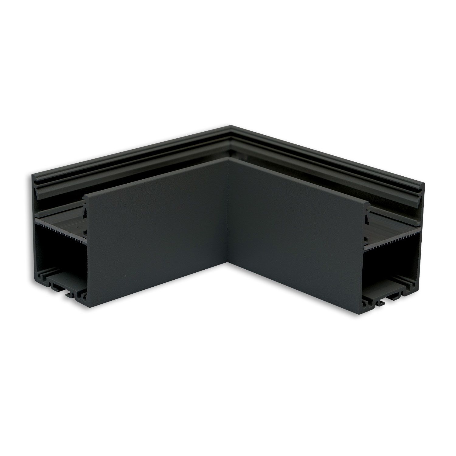 ISOLED LAMP30V1 90° Eck, geschweißt, 120x120mm, schwarz RAL 9005, exkl. Cover ISOLED LAMP30V1 90° Eck, geschweißt, 120x120mm, schwarz RAL 9005, exkl. Cover - 1