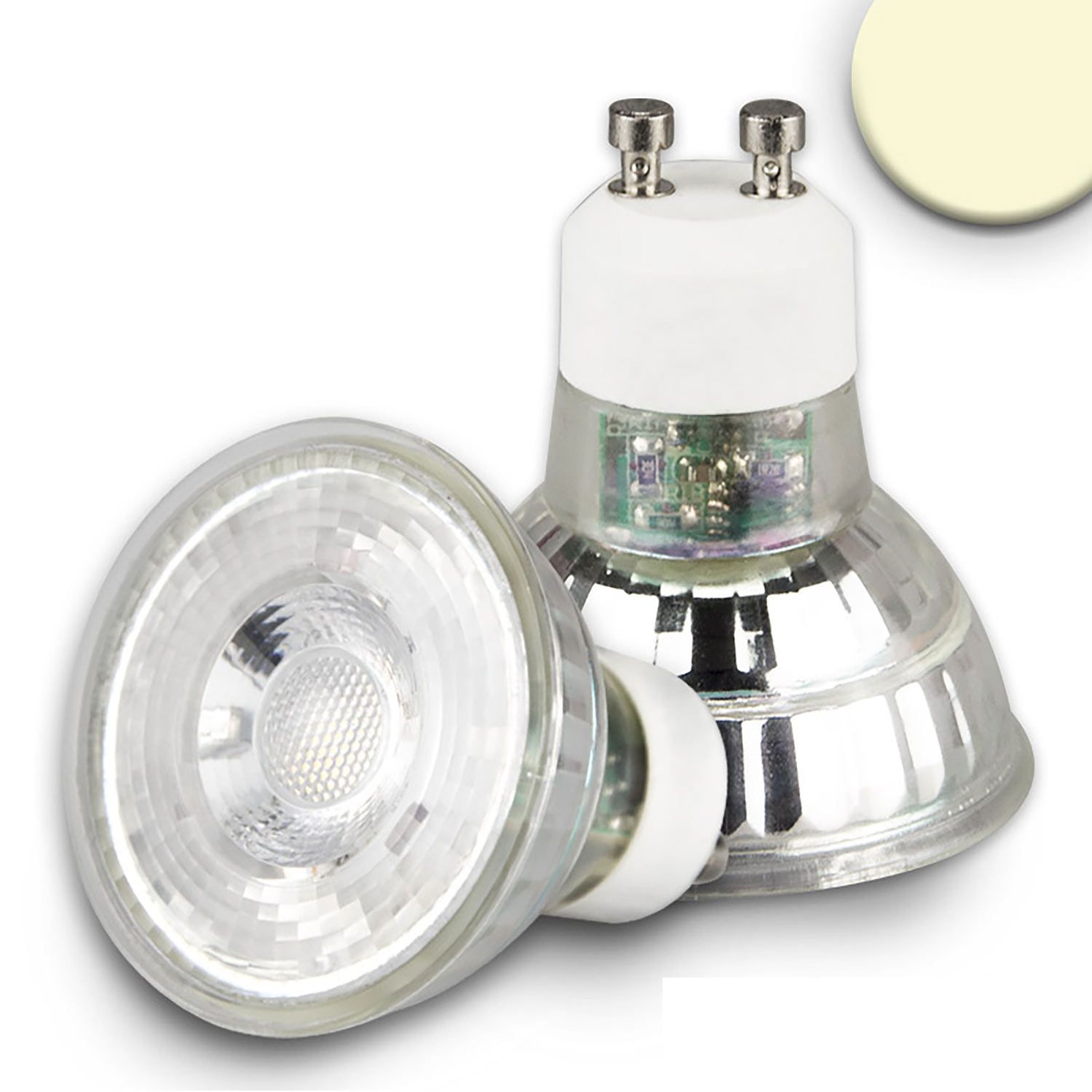 ISOLED GU10 LED Strahler 5W, 45°, prismatisch, warmweiß, CRI90 ISOLED GU10 LED Strahler 5W, 45°, prismatisch, warmweiß, CRI90 - 1