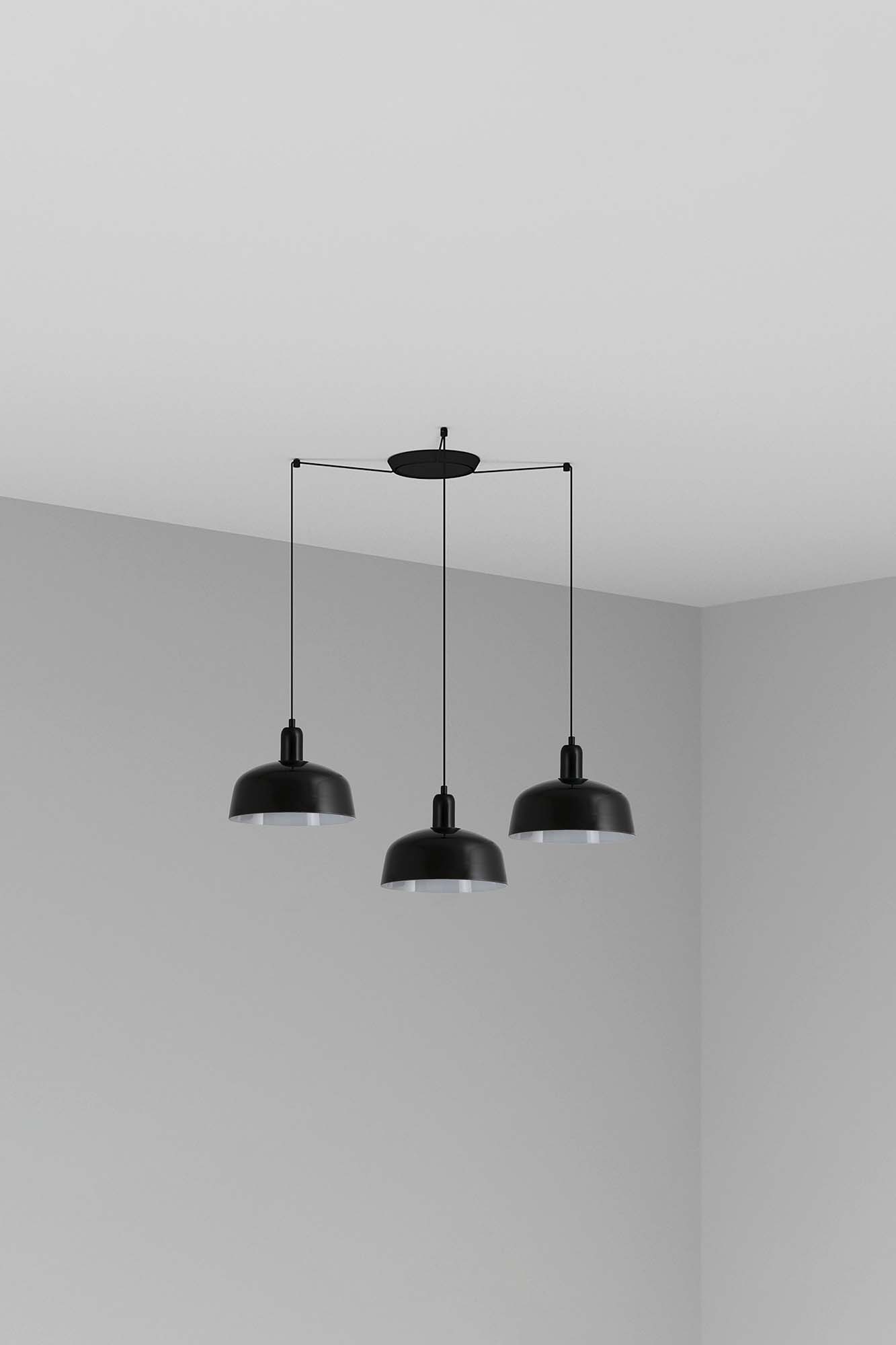 Faro TATAWIN M Metall 3L Pendelleuchte schwarz - 1