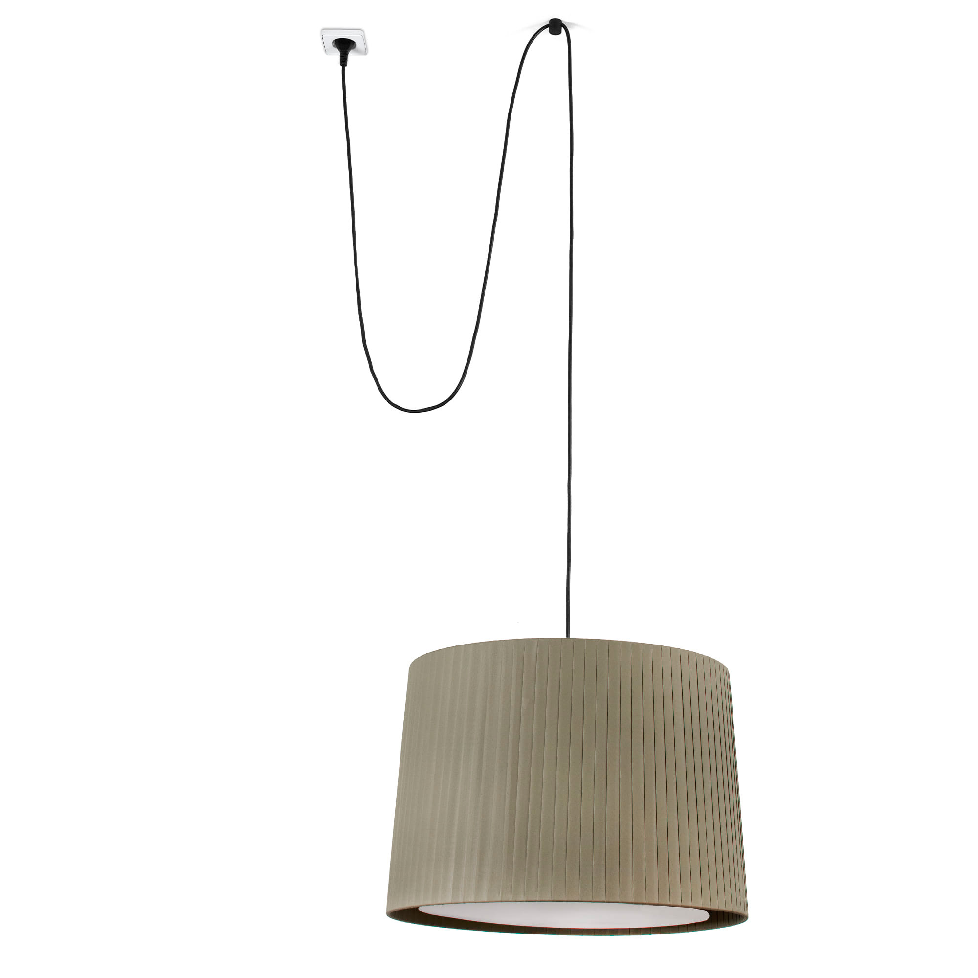 Faro SAMBA Hängeleuchte schwarz/grün mit Stecker Faro SAMBA Hängeleuchte schwarz/grün mit Stecker - 1