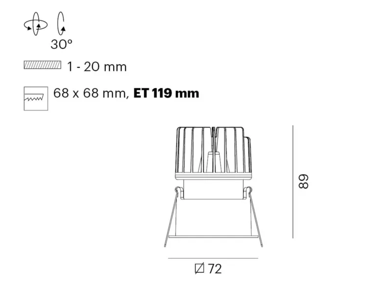 Molto Luce SATOR SQUARE R (weiß) - Produktbild 2
