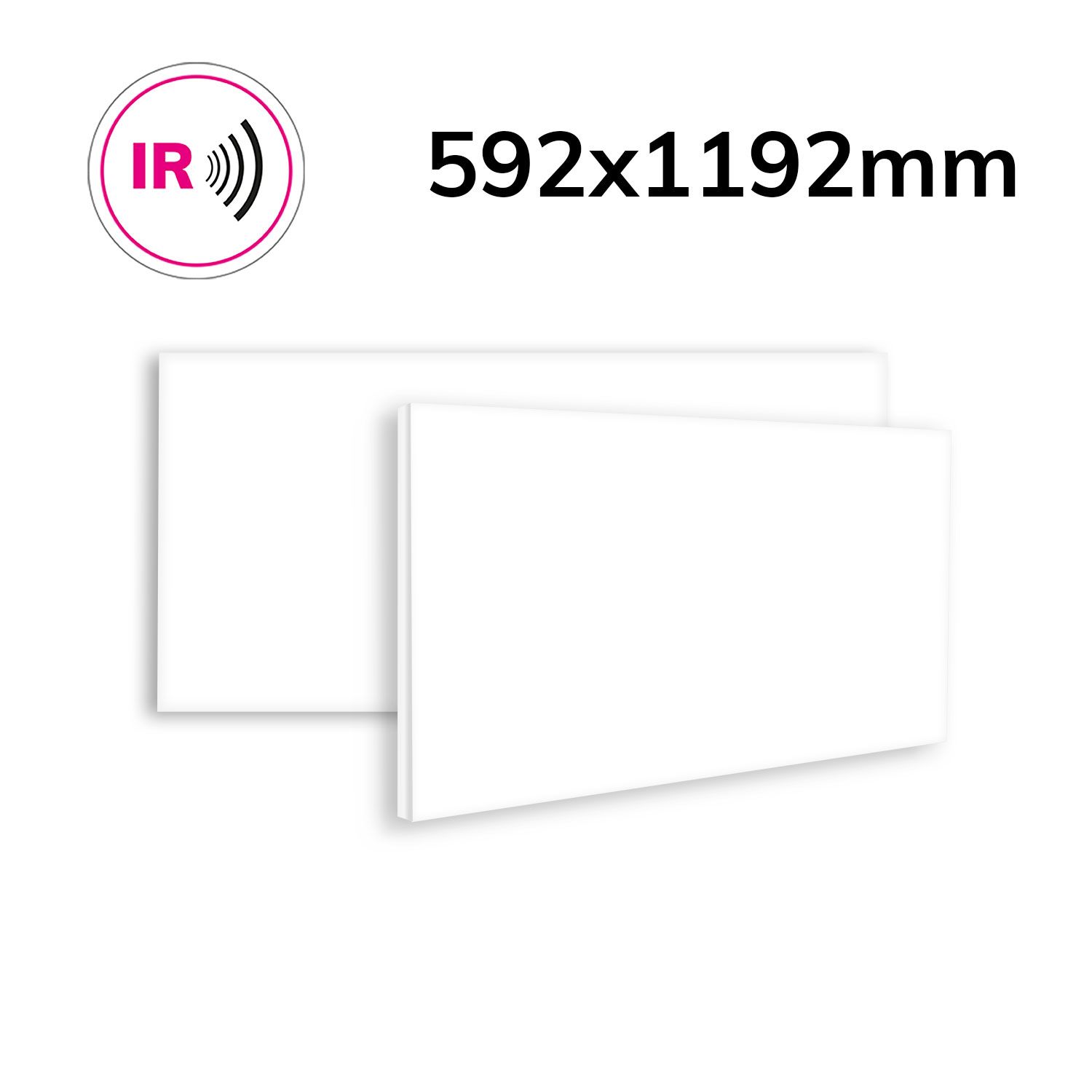 ISOLED Infrarot-Panel BEST STANDARD 592x1192mm, 630W - 1