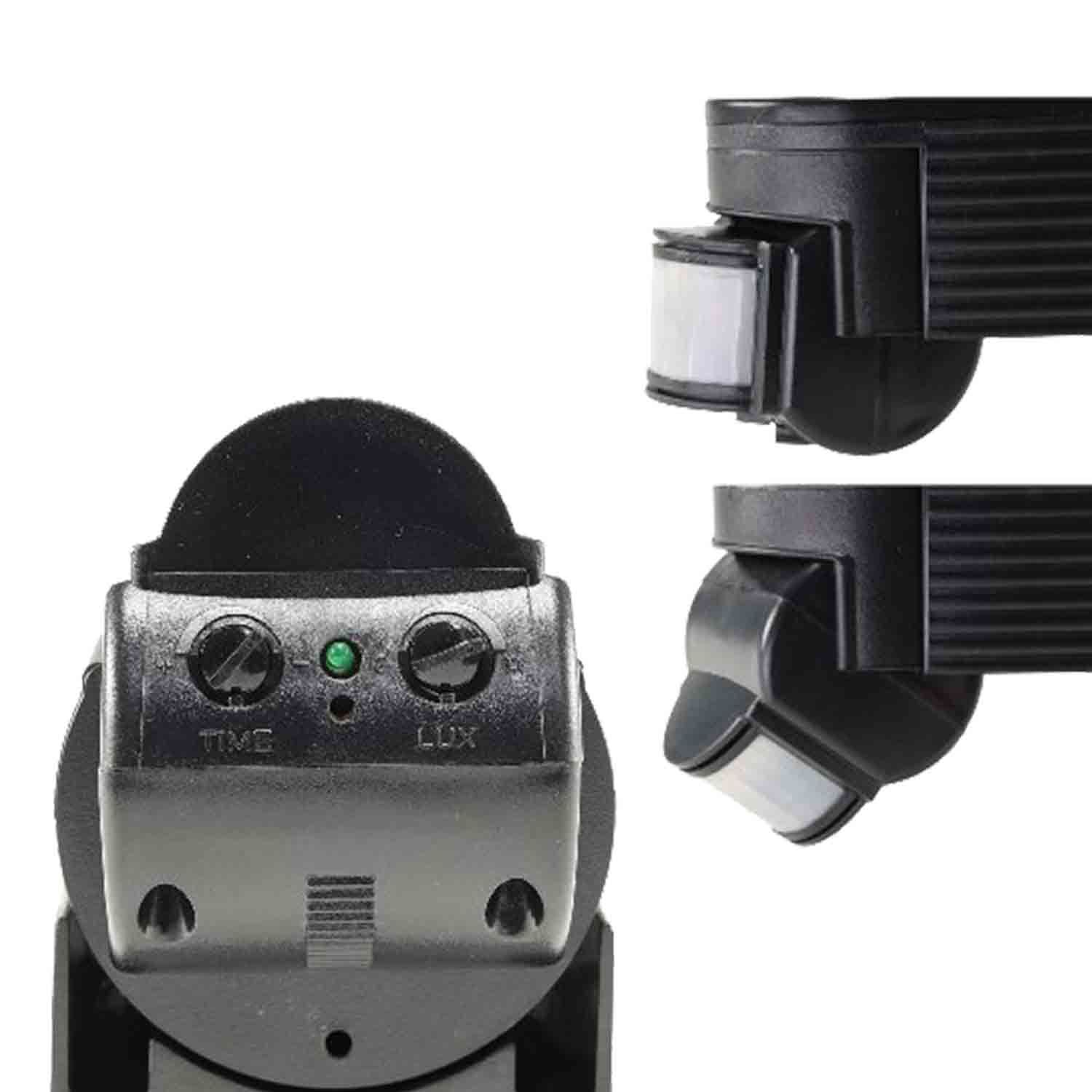 ISOLED PIR Bewegungsmelder schwarz, 230V, max. 4A, 180° max. 10m Detektionsradius, IP44, Aufputzmontage - 2